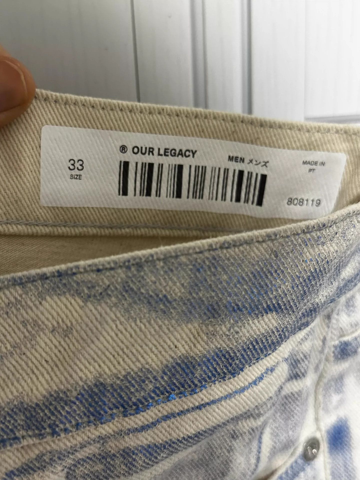 Our Legacy Our legacy Glacier wax brush pants Size US 34 / EU 50 - 4 Thumbnail