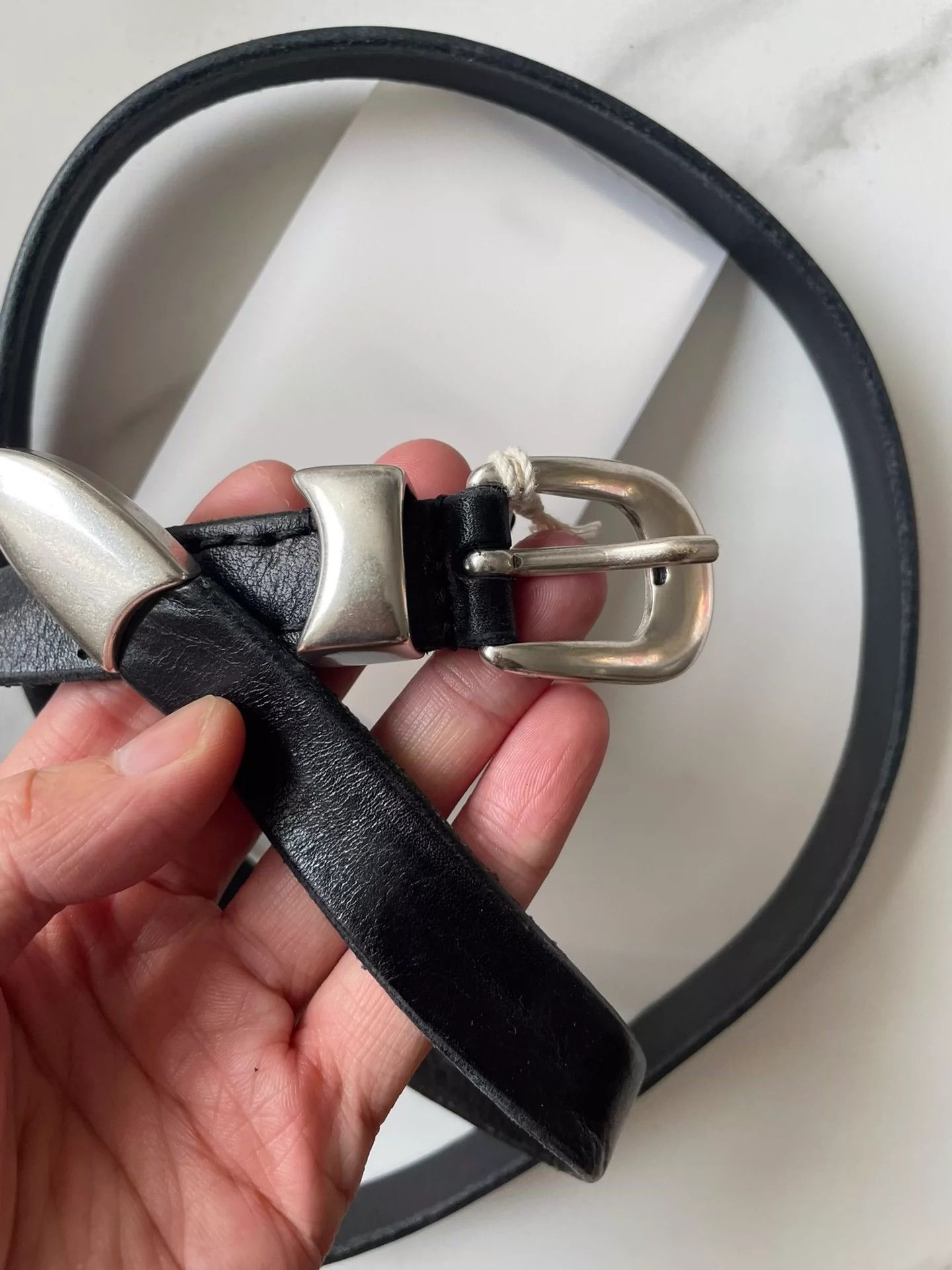 Our Legacy Our legacy Silver buckle belt Size ONE SIZE - 2 Thumbnail