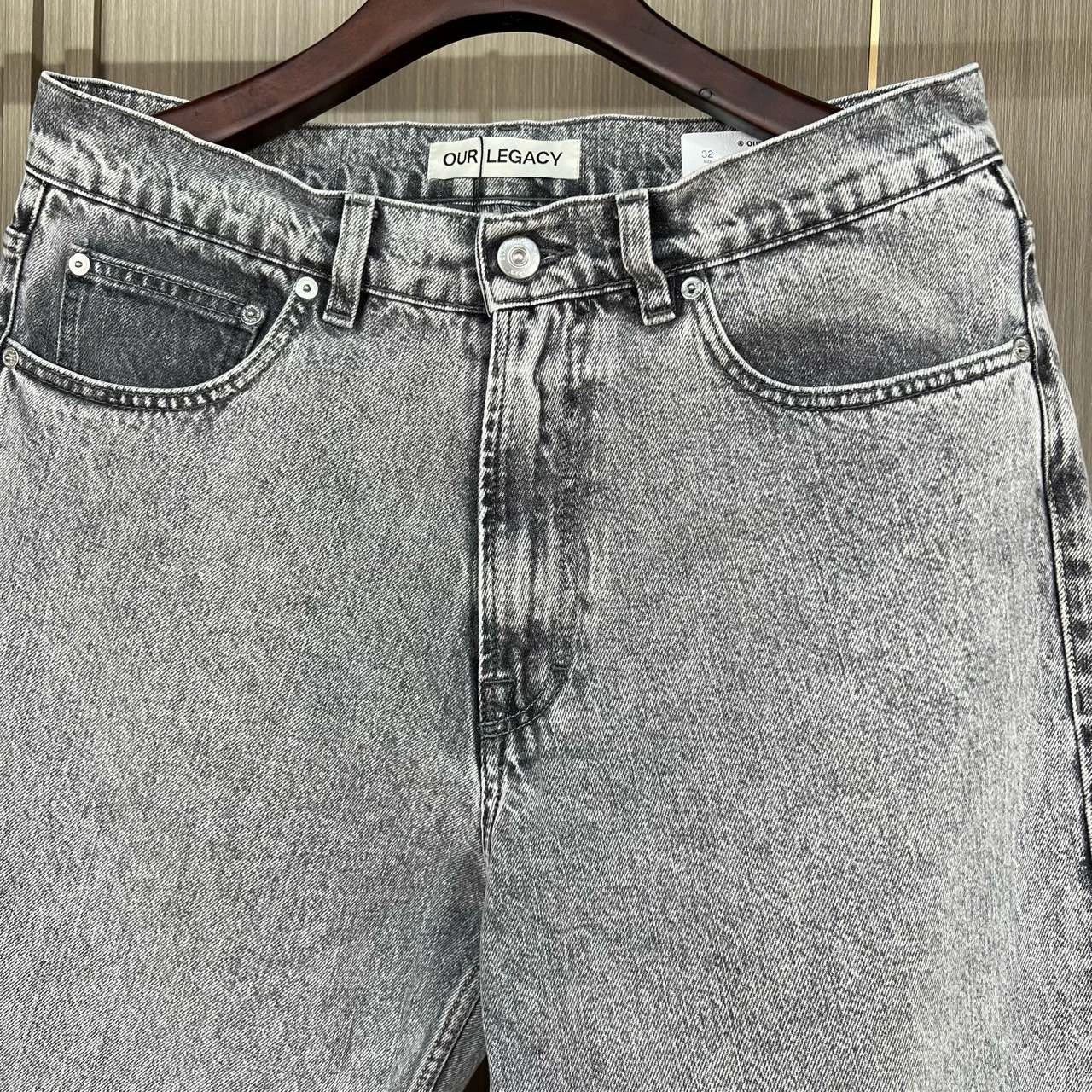 Our Legacy Our legacy Washed grey jeans Size US 32 / EU 48 - 3 Thumbnail
