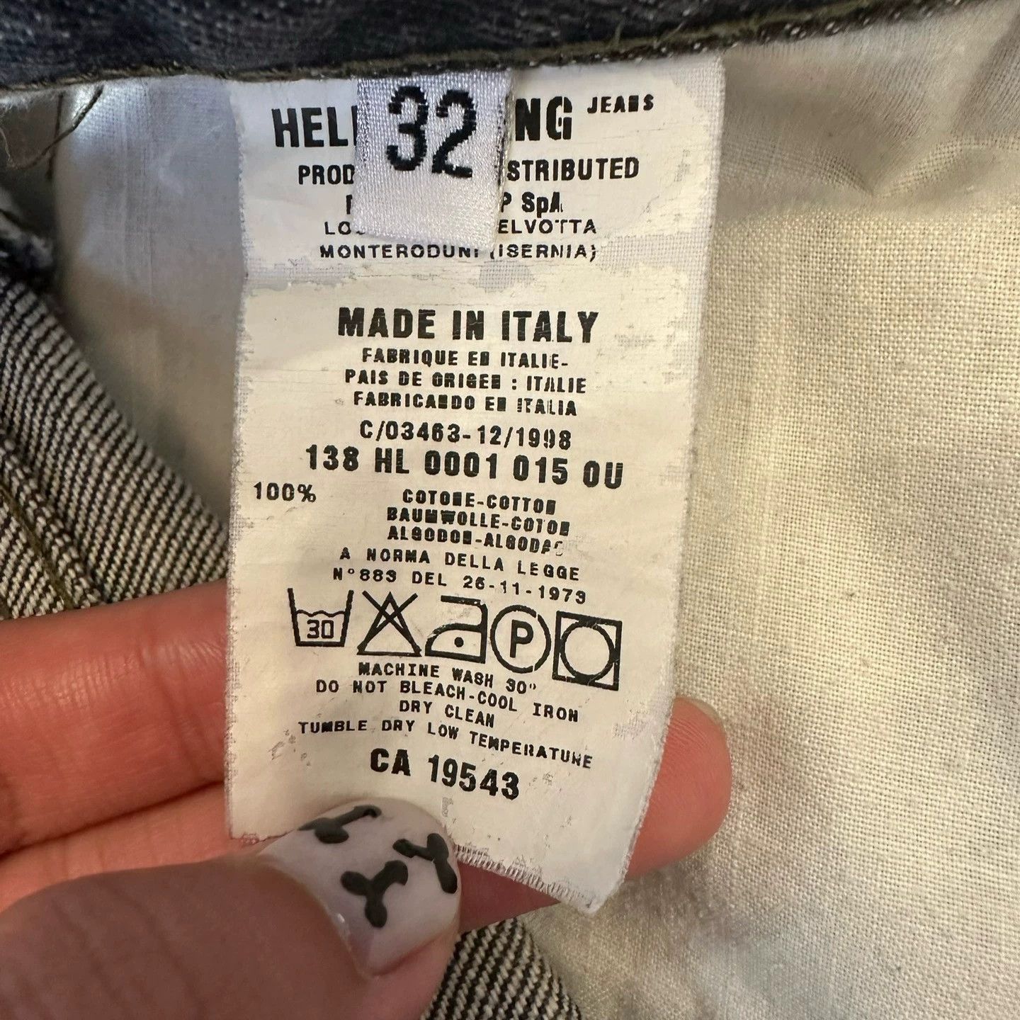 Helmut Lang Helmut lang Classic Cut Denim Jeans Size US 32 / EU 48 - 5 Thumbnail