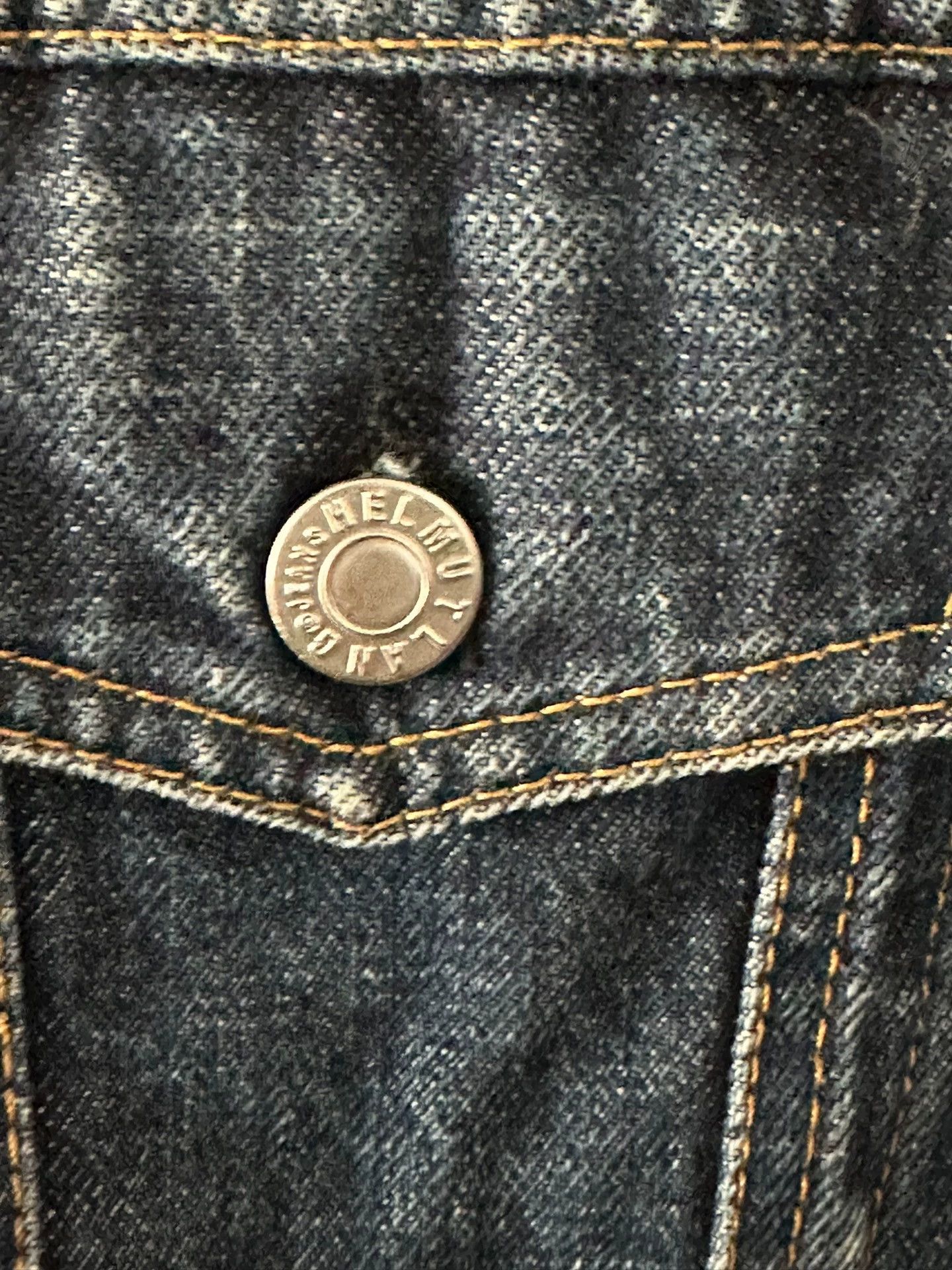 Helmut lang The master himself designed the medieval slim denim jacket.