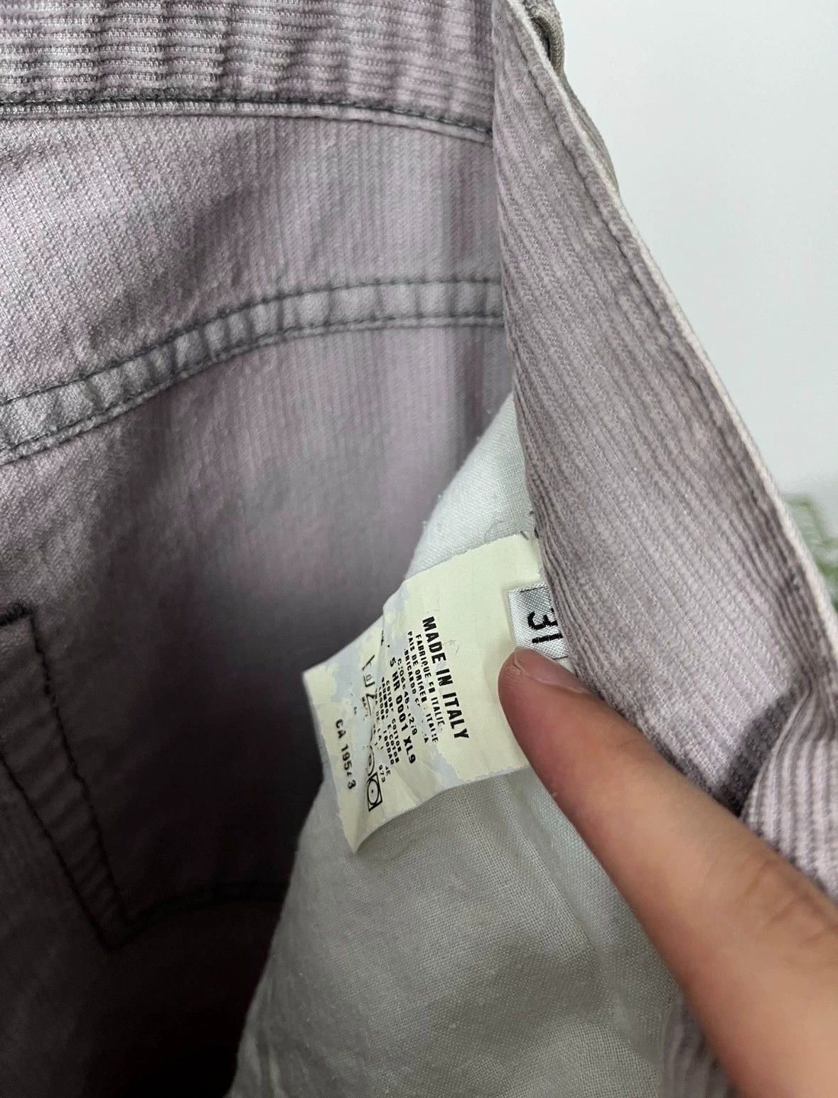 Helmut Lang Helmut lang Corduroy jeans Size US 31 - 3 Thumbnail
