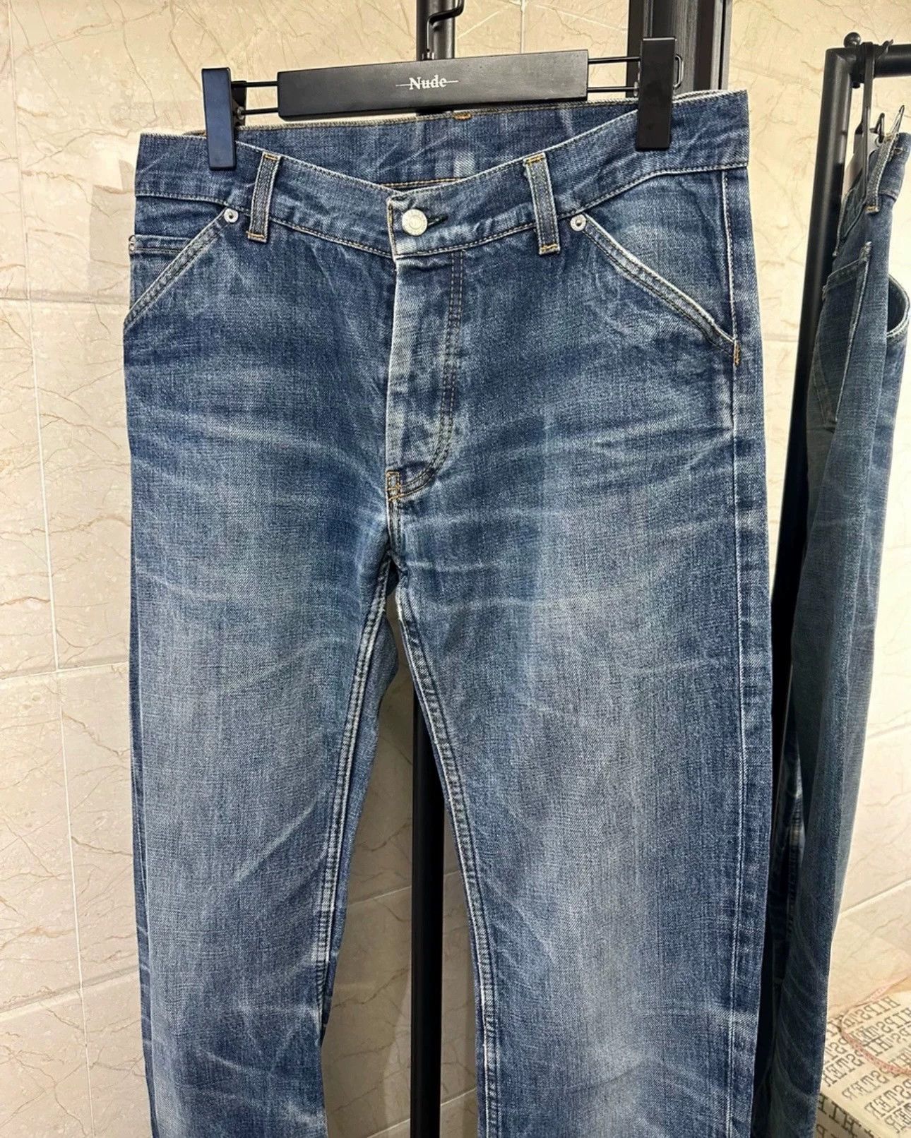 Helmut Lang Helmut lang washed jeans Size US 31 - 2 Thumbnail