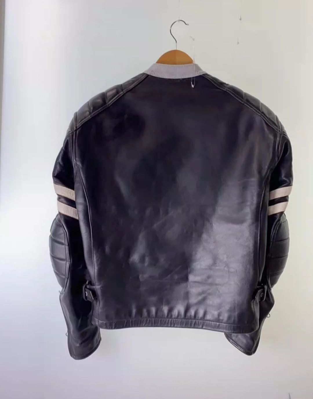 Kadoya Kadoya Straight-pull collar leather coat Size US M / EU 48-50 / 2 - 2 Thumbnail