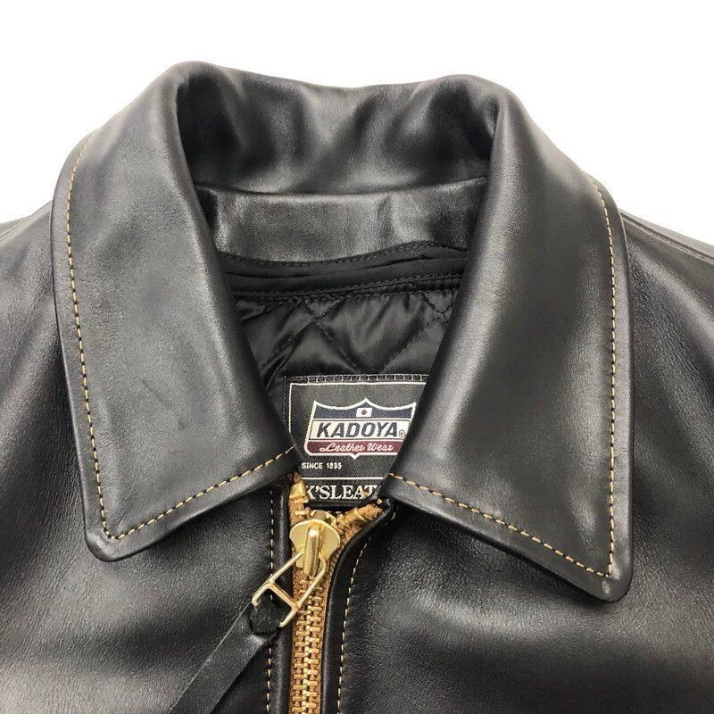Kadoya Kadoya Straight lapel leather coat Size US M / EU 48-50 / 2 - 3 Thumbnail