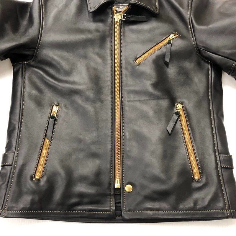Kadoya Kadoya Straight lapel leather coat Size US M / EU 48-50 / 2 - 5 Thumbnail
