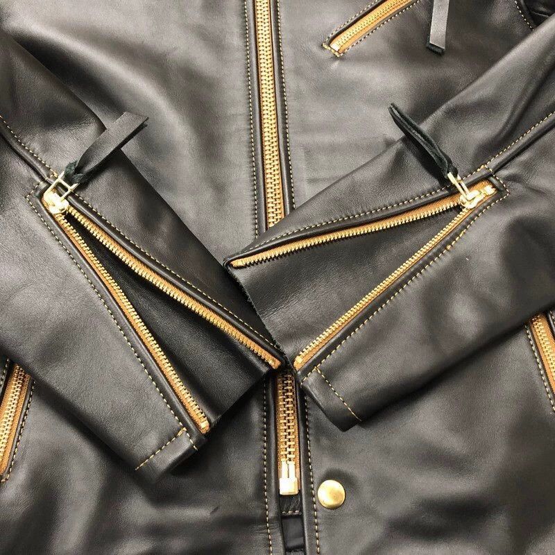 Kadoya Kadoya Straight lapel leather coat Size US M / EU 48-50 / 2 - 6 Thumbnail