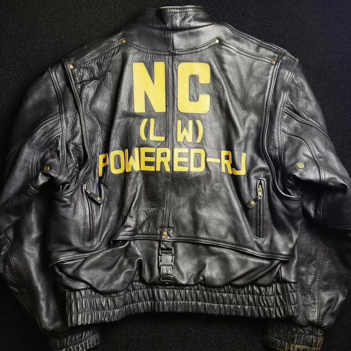 Kadoya Kadoya Thick soft cowhide leather cycling jacket Size US XL / EU 56 / 4 - 9 Thumbnail