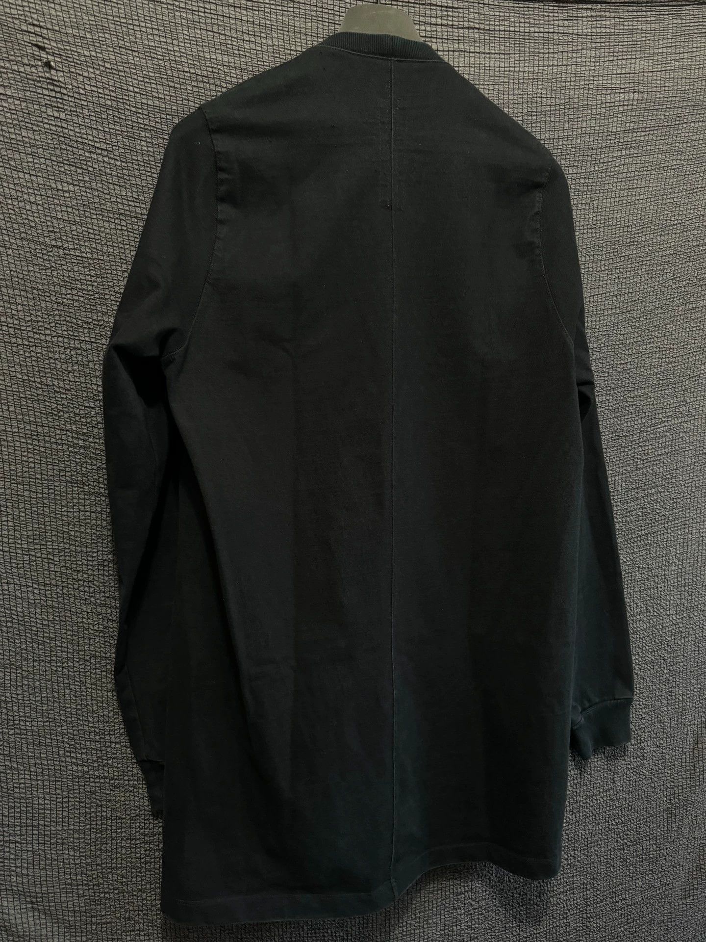 Rick Owens Rick owens Main line pure black hard cotton T-shoulder long sleeve Size US XS / EU 42 / 0 - 4 Thumbnail