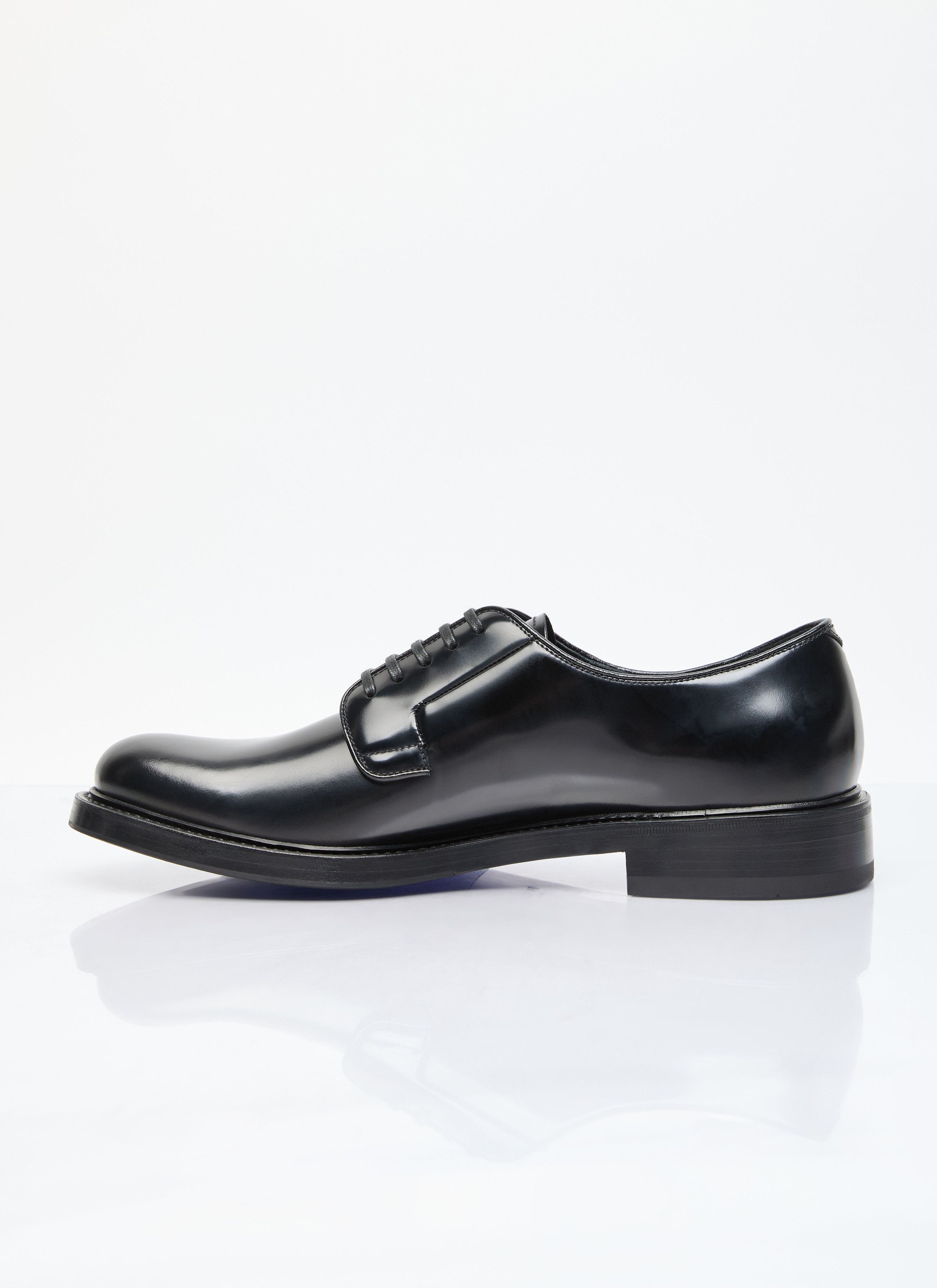 Prada Brushed Leather Lace-Up Shoes Size US 13 / EU 46 - 4 Thumbnail