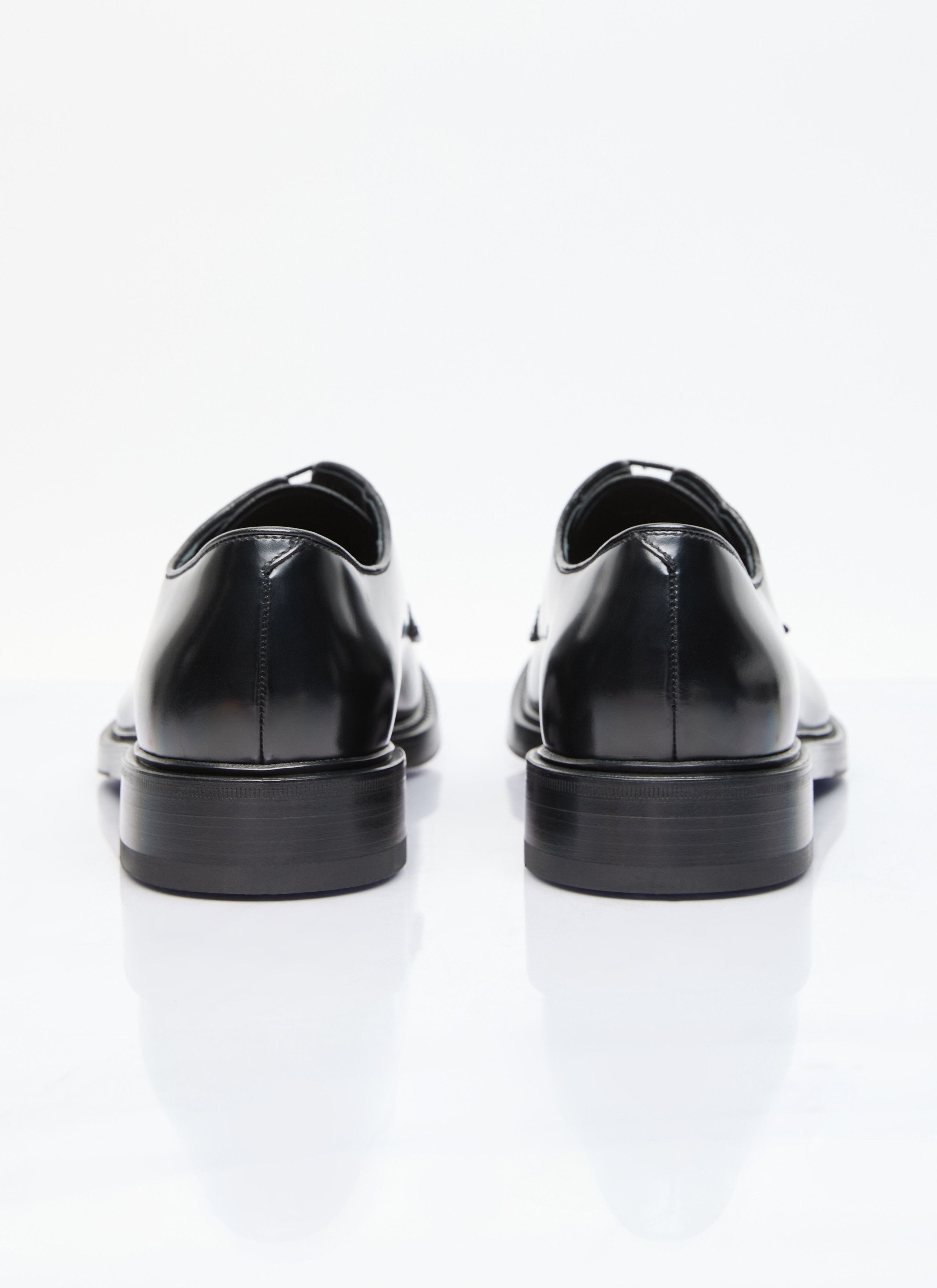 Prada Brushed Leather Lace-Up Shoes Size US 13 / EU 46 - 5 Thumbnail