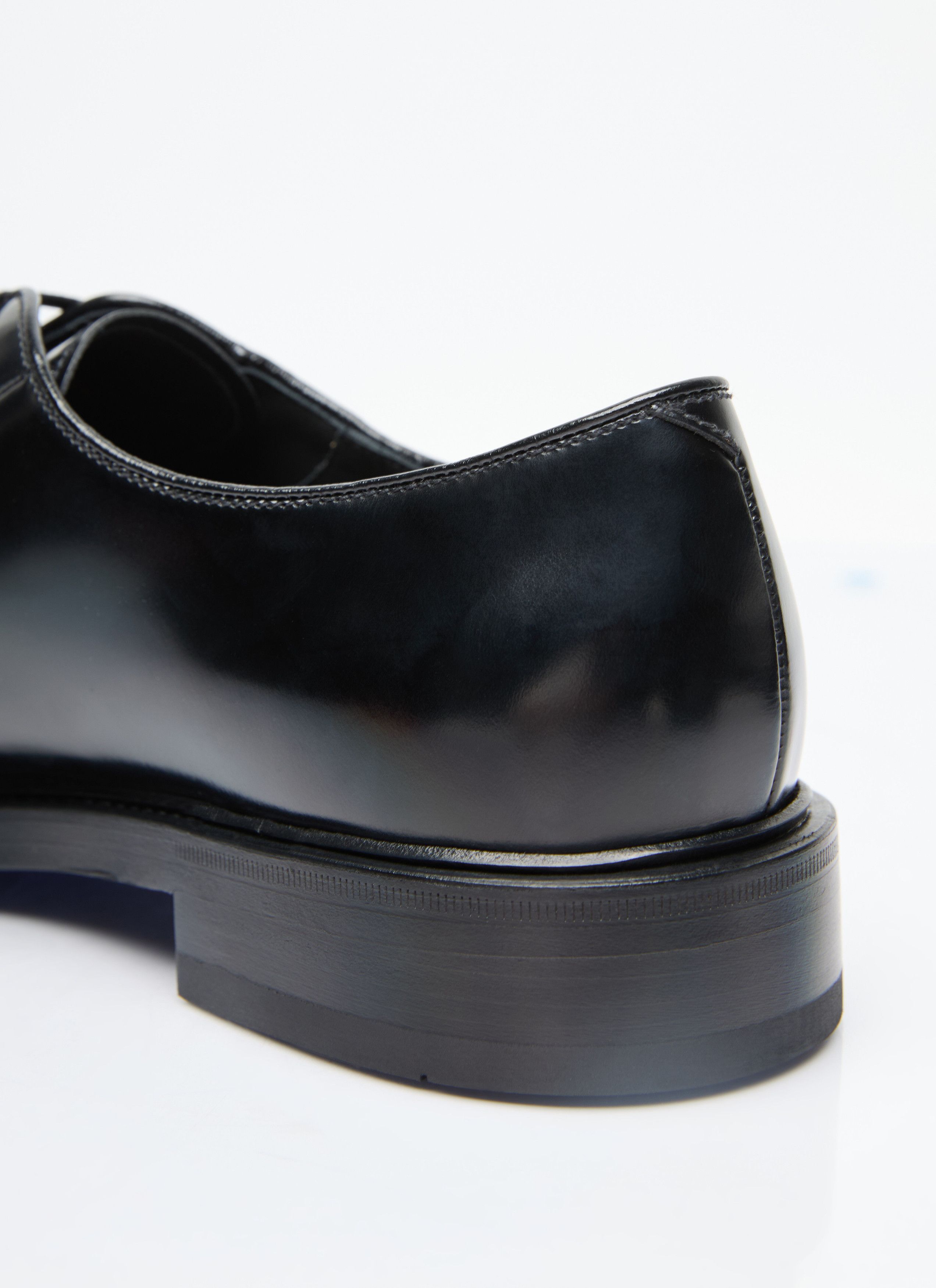 Prada Brushed Leather Lace-Up Shoes Size US 13 / EU 46 - 6 Thumbnail