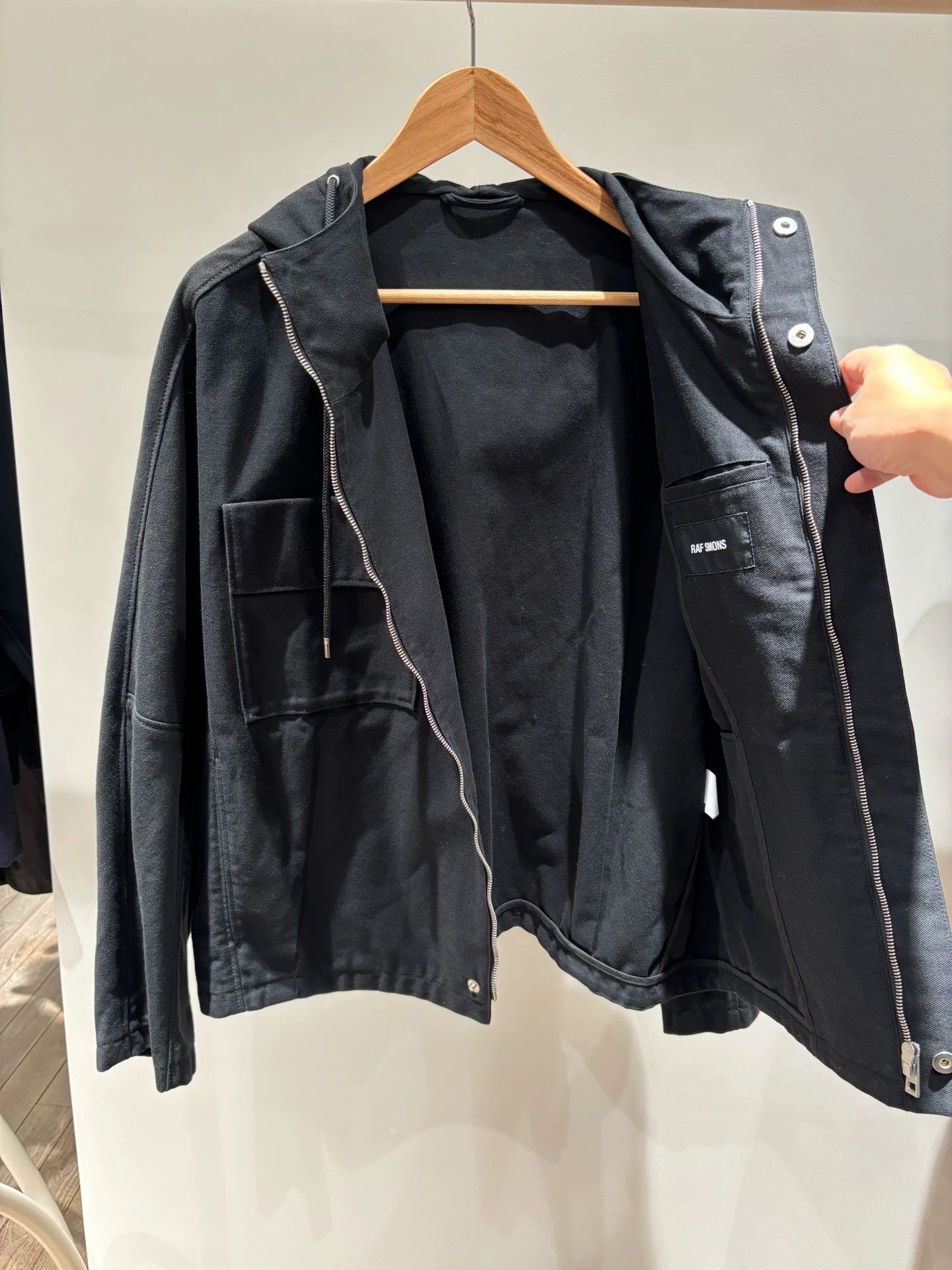 Raf Simons Raf Simons Hooded wide short coat Size US M / EU 48-50 / 2 - 9 Thumbnail
