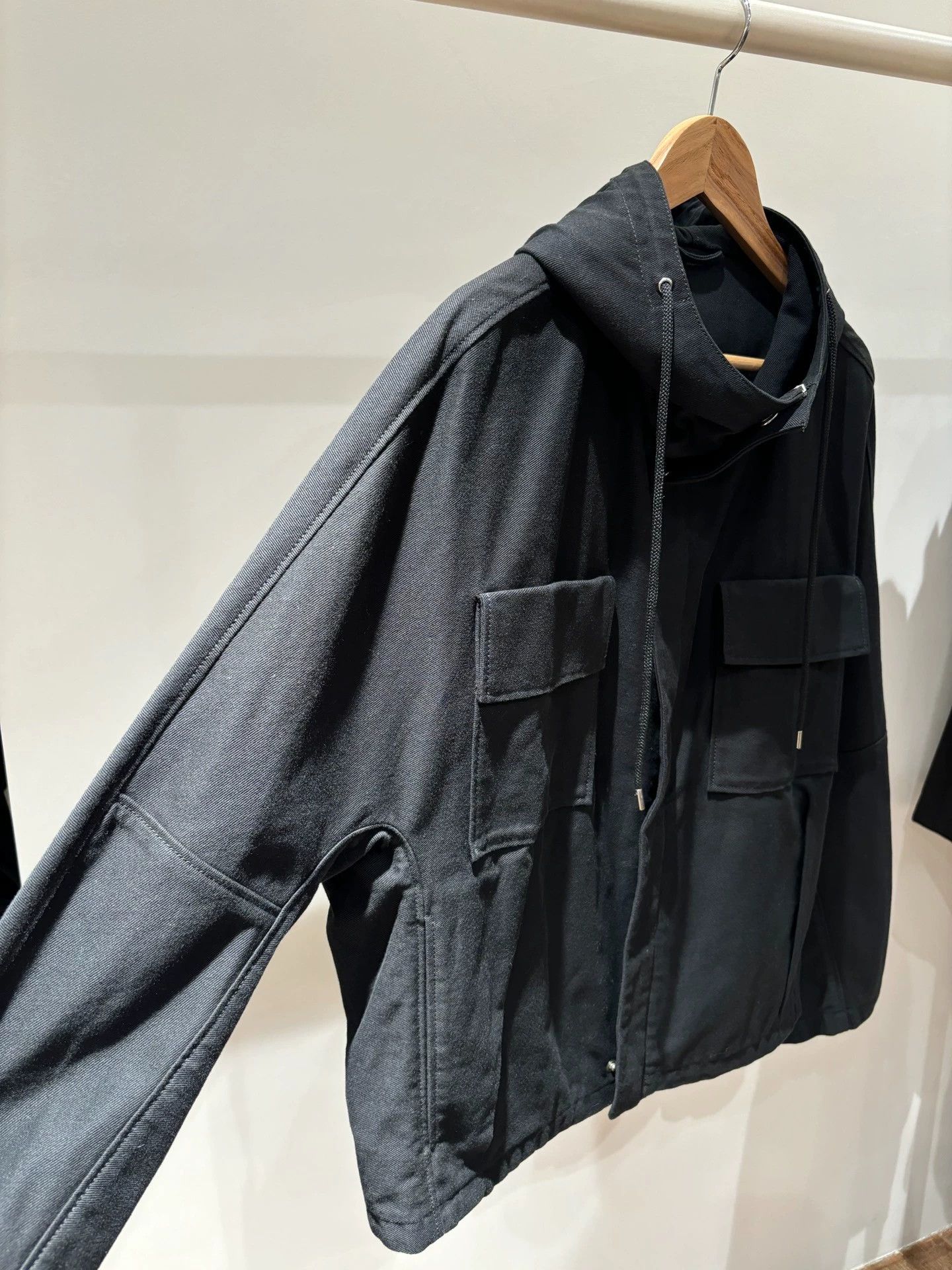 Raf Simons Raf Simons Hooded wide short coat Size US M / EU 48-50 / 2 - 2 Thumbnail