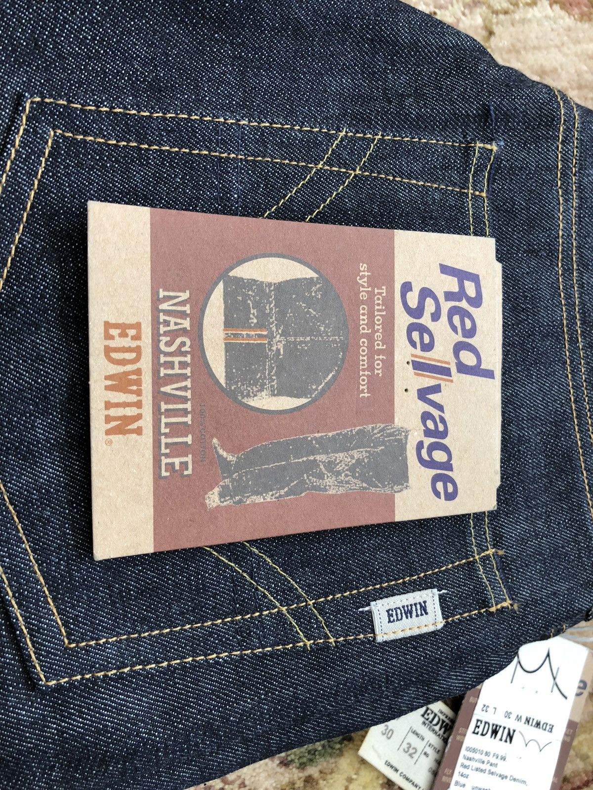 Edwin Red Selvage Nashville 865B Jeans | Grailed