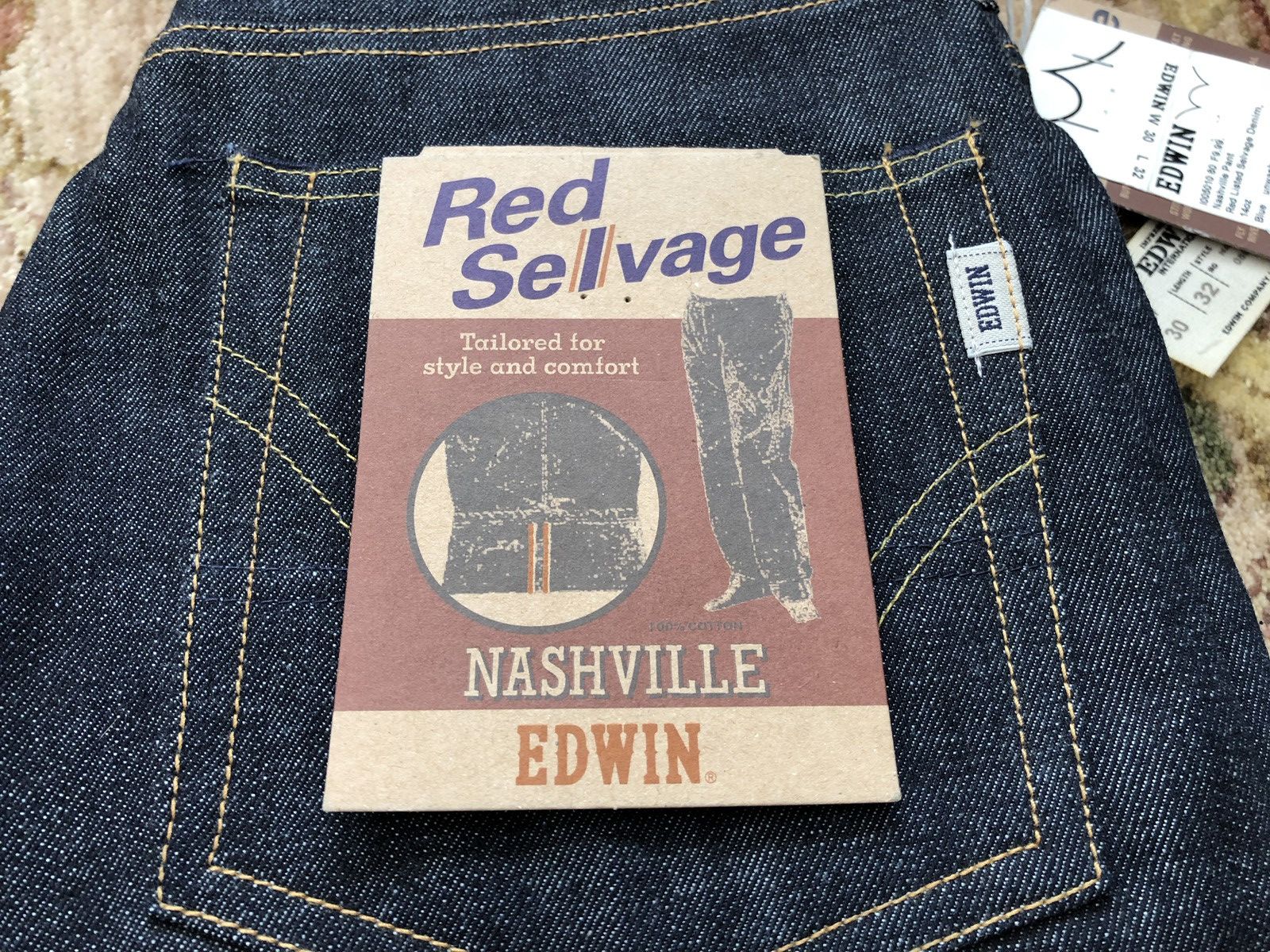 Edwin Red Selvage Nashville 865B Jeans | Grailed