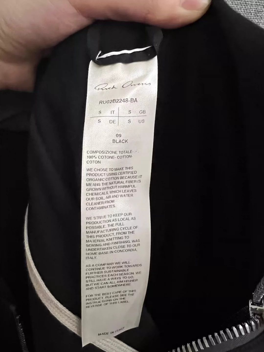 Rick Owens Rick owens Hoodie Size US S / EU 44-46 / 1 - 5 Thumbnail