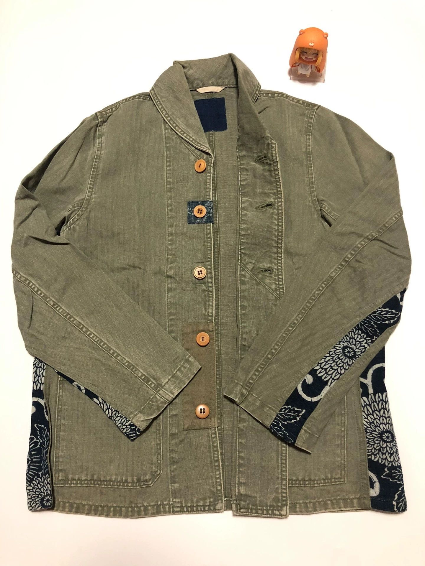 Visvim Visvim Hankyu Limited cashew flower antique cloth road jacket Size US S / EU 44-46 / 1 - 2 Thumbnail