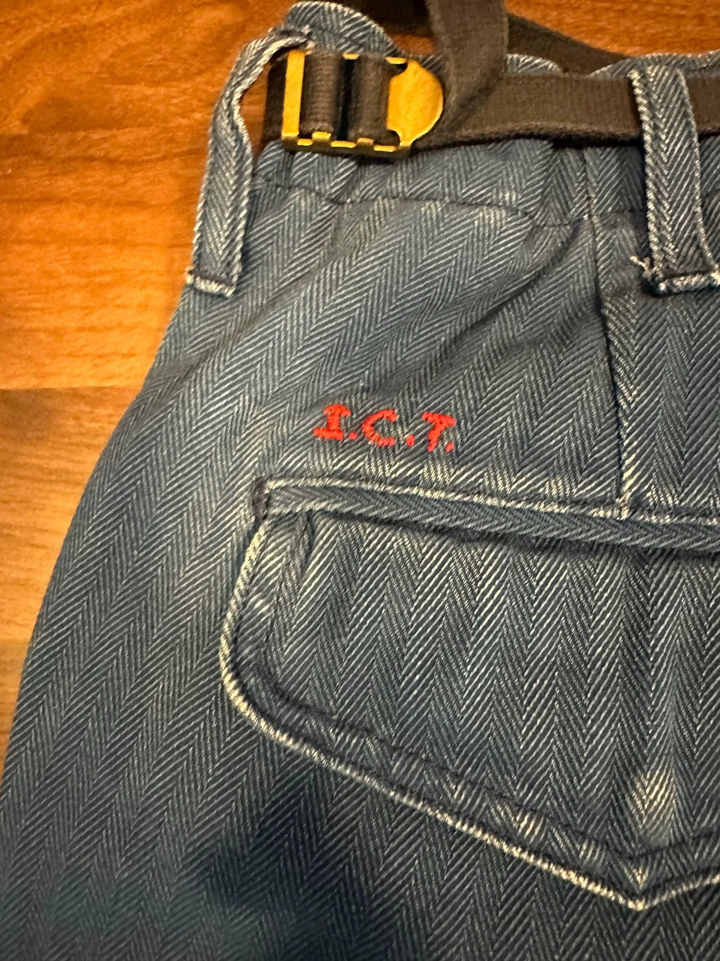 Visvim visvim ict herringbone blue dyed shorts Size US 32 / EU 48 - 3 Thumbnail