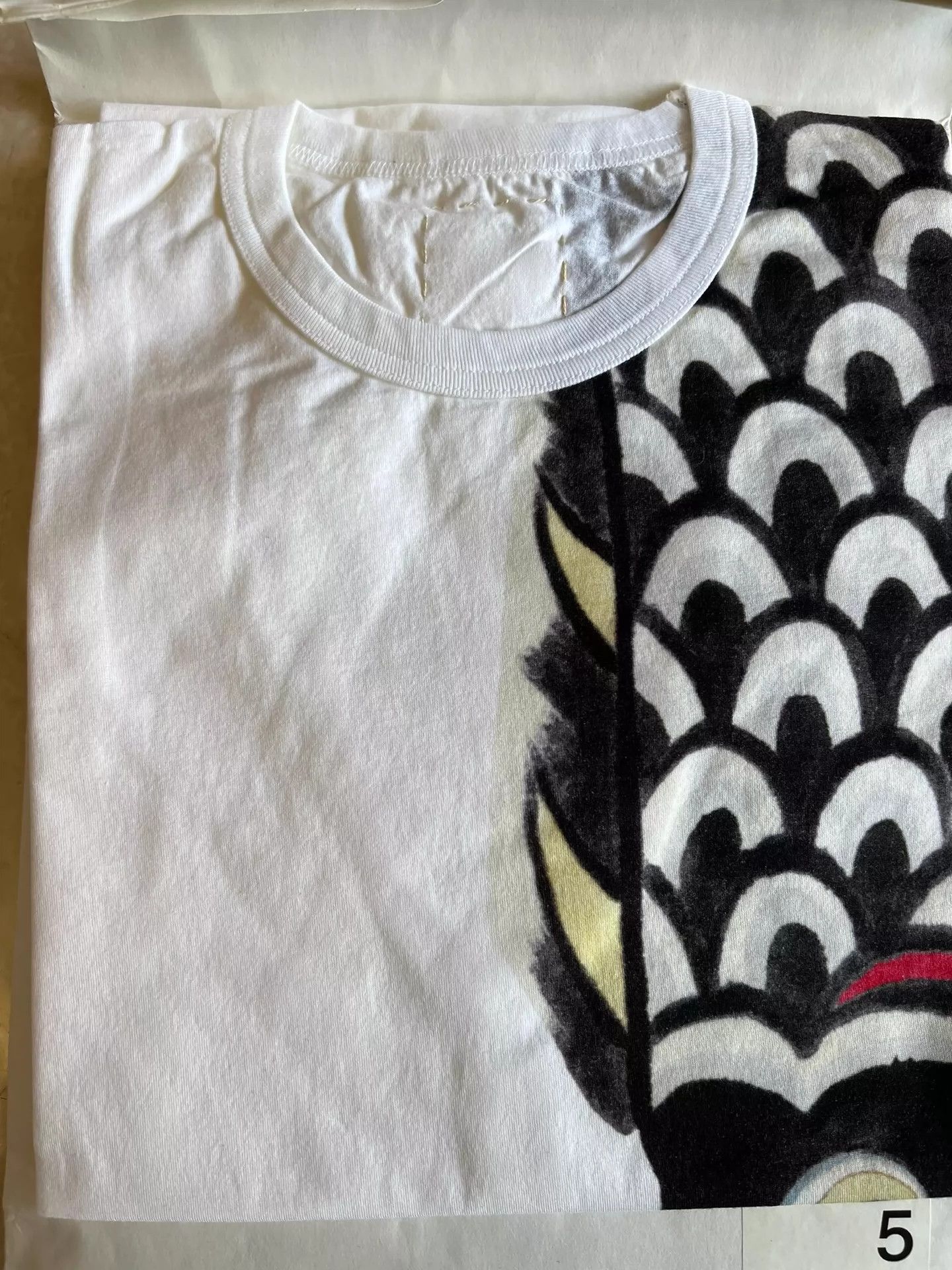 Visvim Visvim 17ss upstreame Ultra Limited hand-painted Carp tee Size US XXL / EU 58 / 5 - 4 Thumbnail