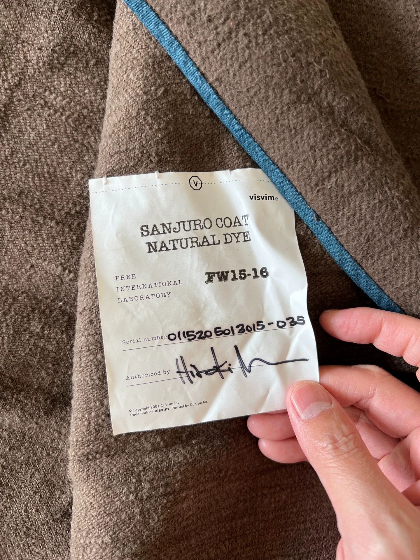 Visvim VISVIM SANJURO COAT NATURAL DYE Size US L / EU 52-54 / 3 - 4 Thumbnail