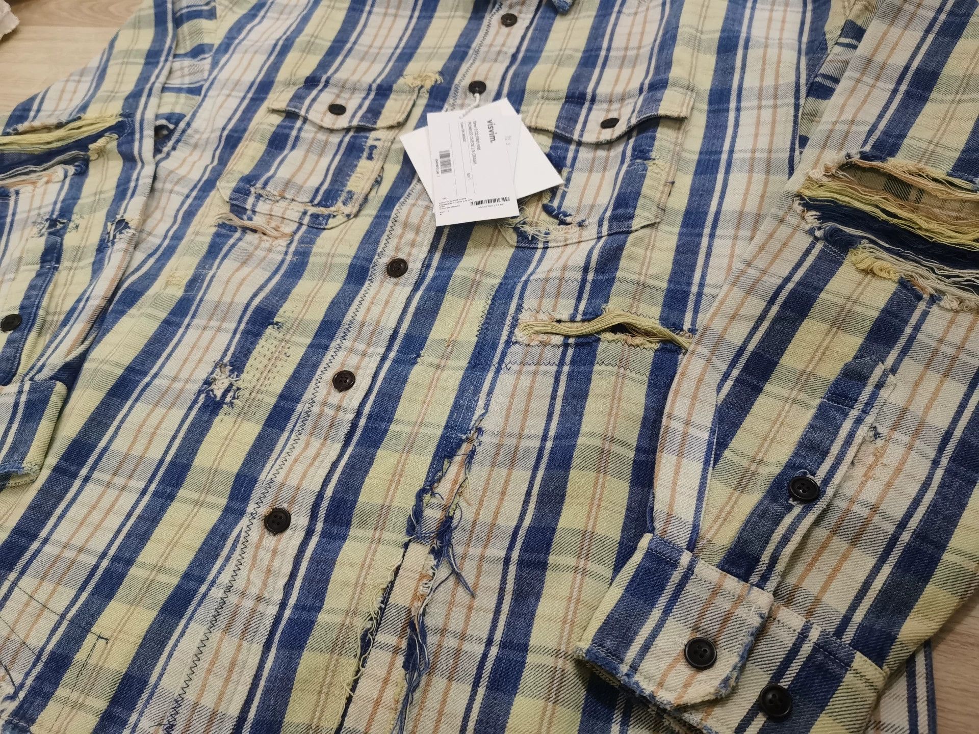 Visvim VISVIM 22SS PIONEER CHECK L/S CRASH Size US S / EU 44-46 / 1 - 3 Thumbnail