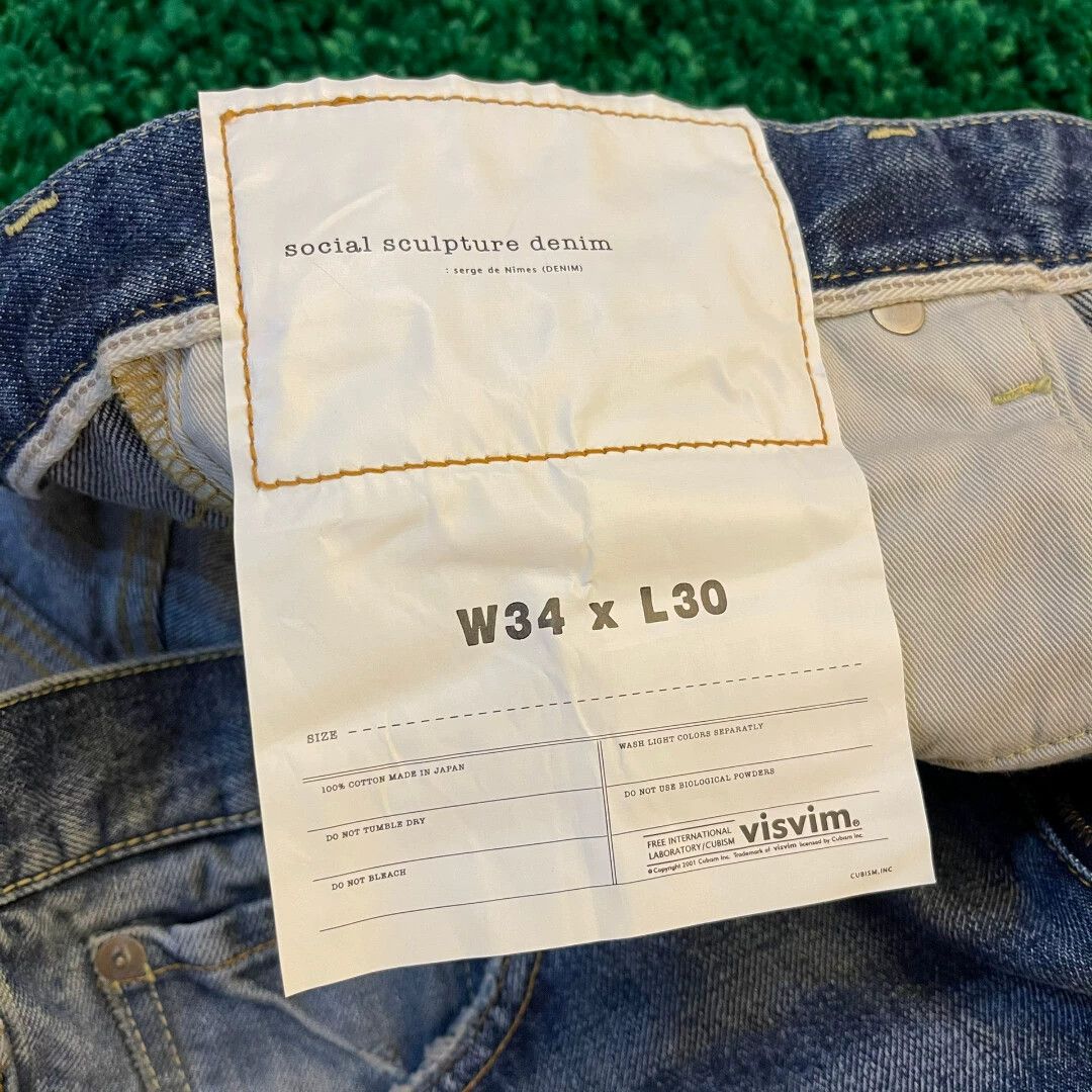 Visvim VISVIM 20SS SOCIAL SCULPTURE 03 D23 Size US 34 / EU 50 - 4 Thumbnail