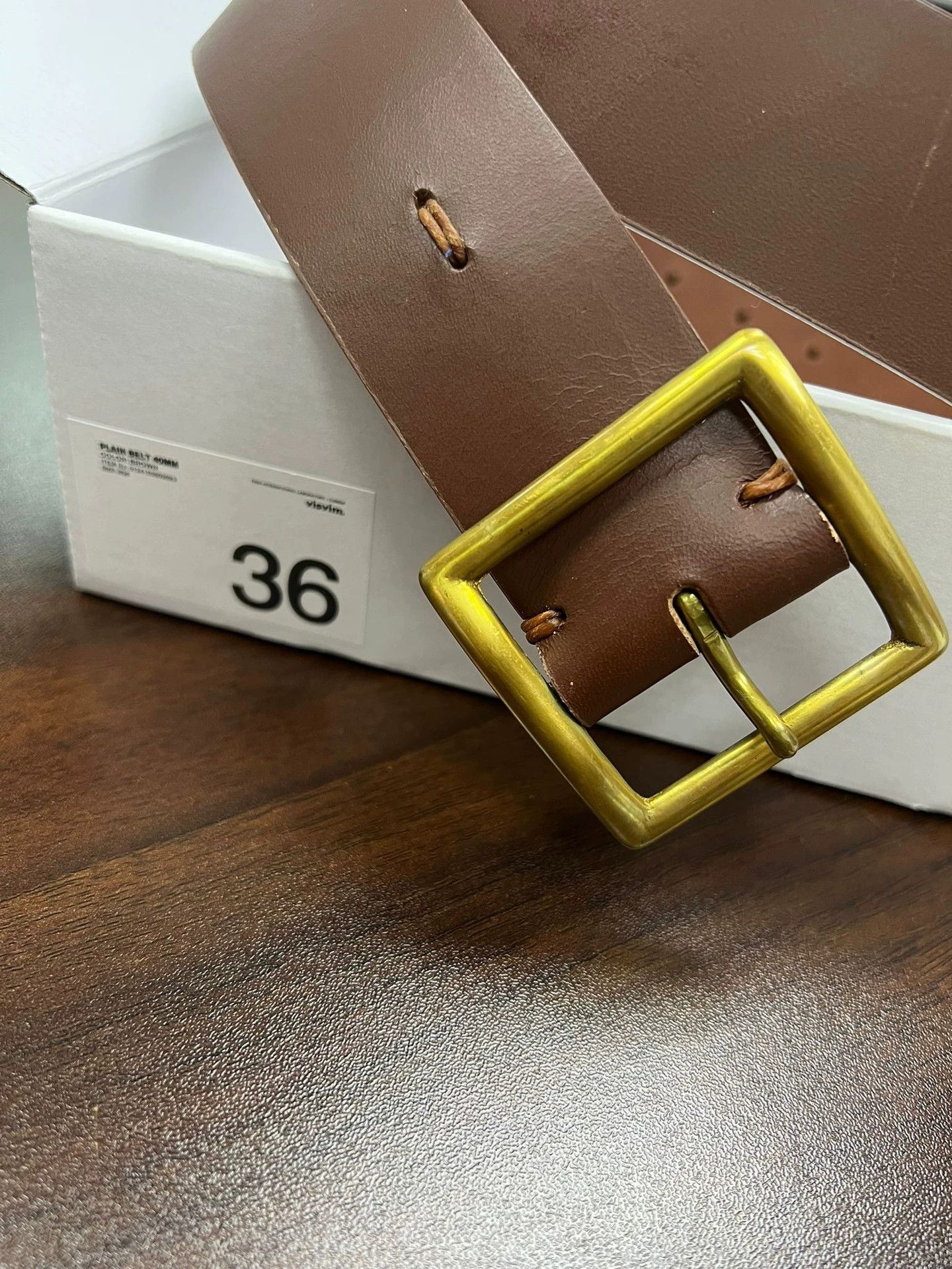 Visvim Visvim 24SS PLAIN BELT 40MM Size ONE SIZE - 2 Thumbnail