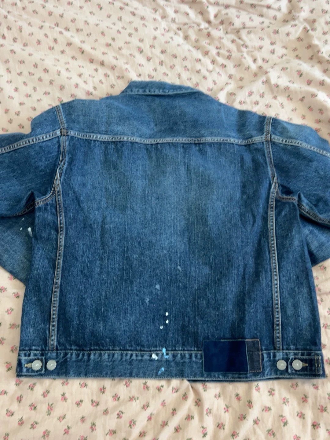 Visvim VISVIM 101 DMGD-1010 Splash Ink destruction washed denim jacket jacket 23AW Size US XL / EU 56 / 4 - 2 Thumbnail