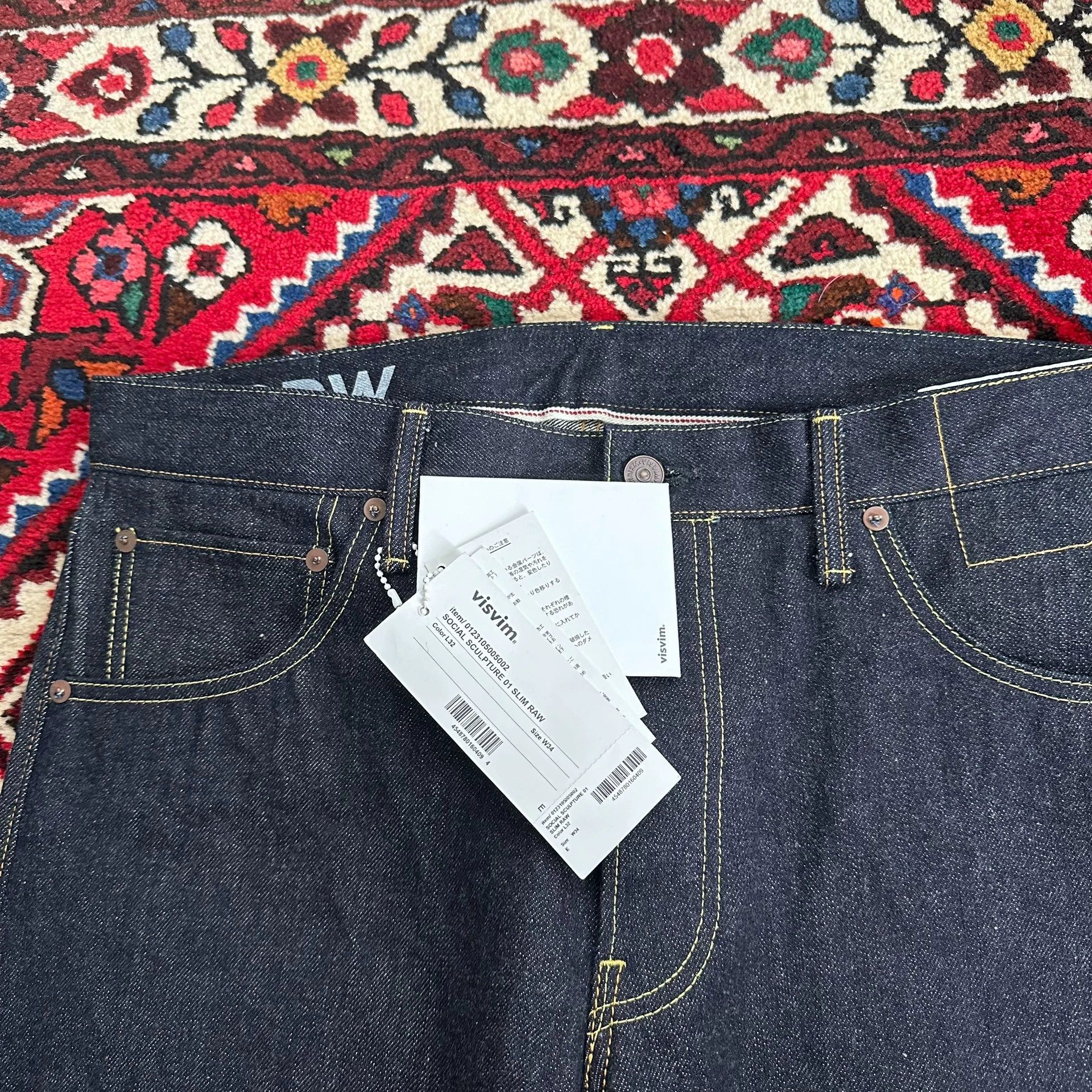 Visvim visvim 23ss 01.2rw blue jeans Size US 34 / EU 50 - 6 Thumbnail
