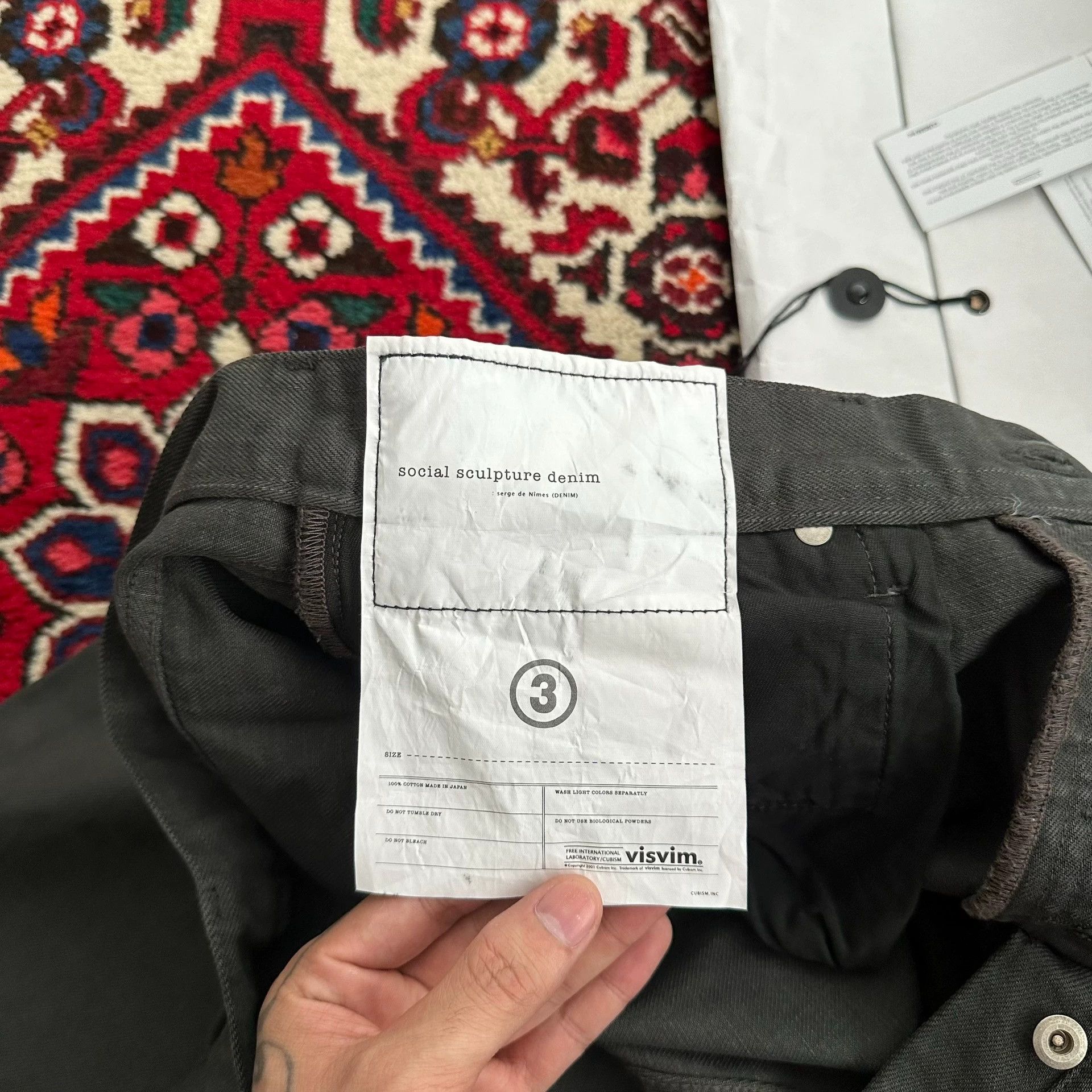 Visvim visvim 21aw 01 slim overdye jeans Size US 34 / EU 50 - 6 Thumbnail