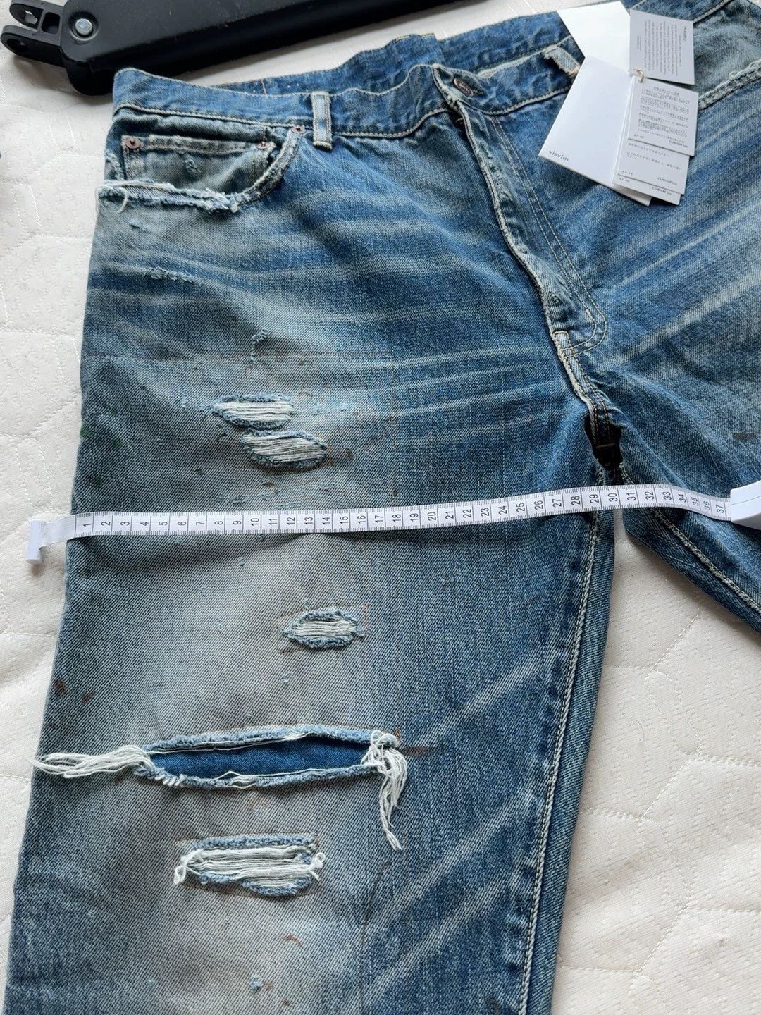 Visvim VISVIM 22SS ICT SS JOURNEYMAN PANTS TACKED CRASH Size US 36 / EU 52 - 9 Thumbnail