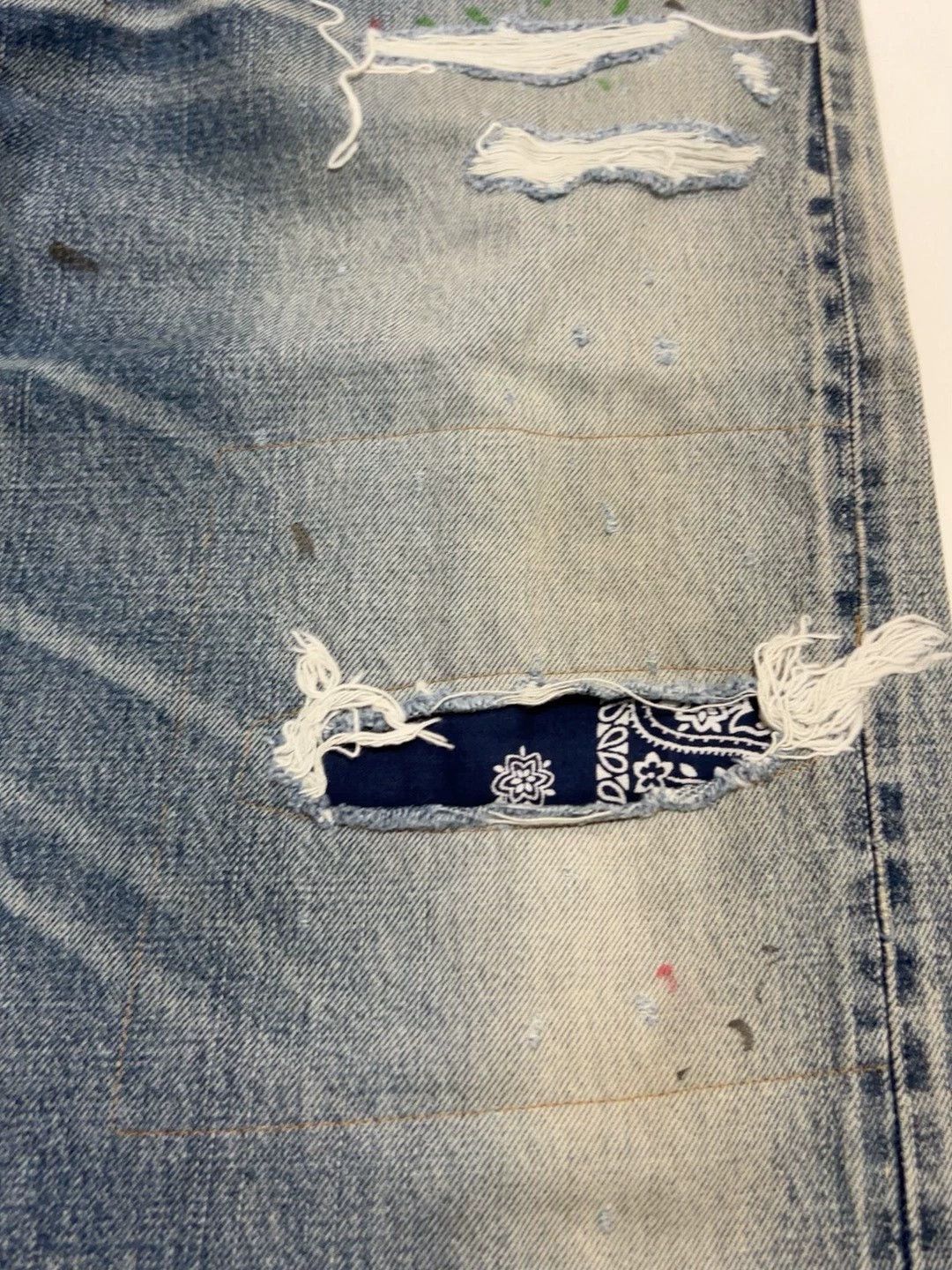 Visvim VISVIM 22SS ICT SS JOURNEYMAN PANTS TACKED CRASH Size US 36 / EU 52 - 3 Thumbnail