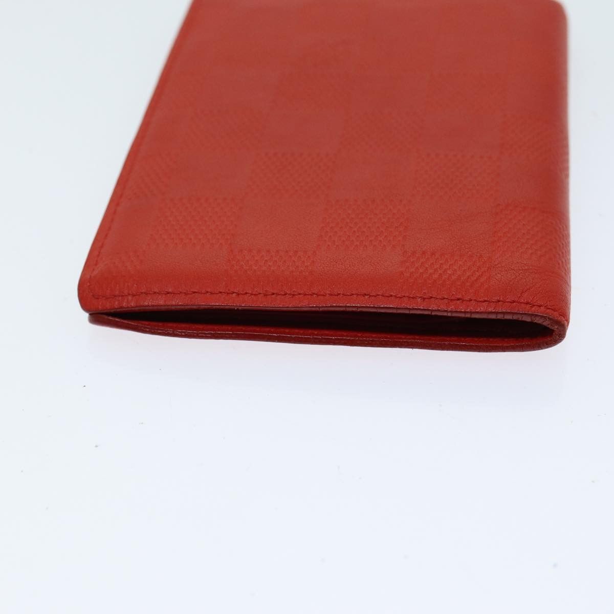 Louis Vuitton James Red Leather Wallet (Pre-Owned) Size ONE SIZE - 10 Thumbnail