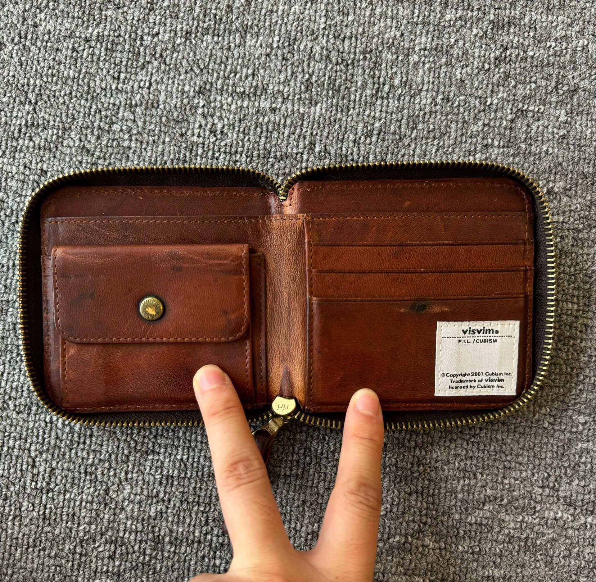 Visvim visvim horsehide bi-fold wallet 17aw | Grailed