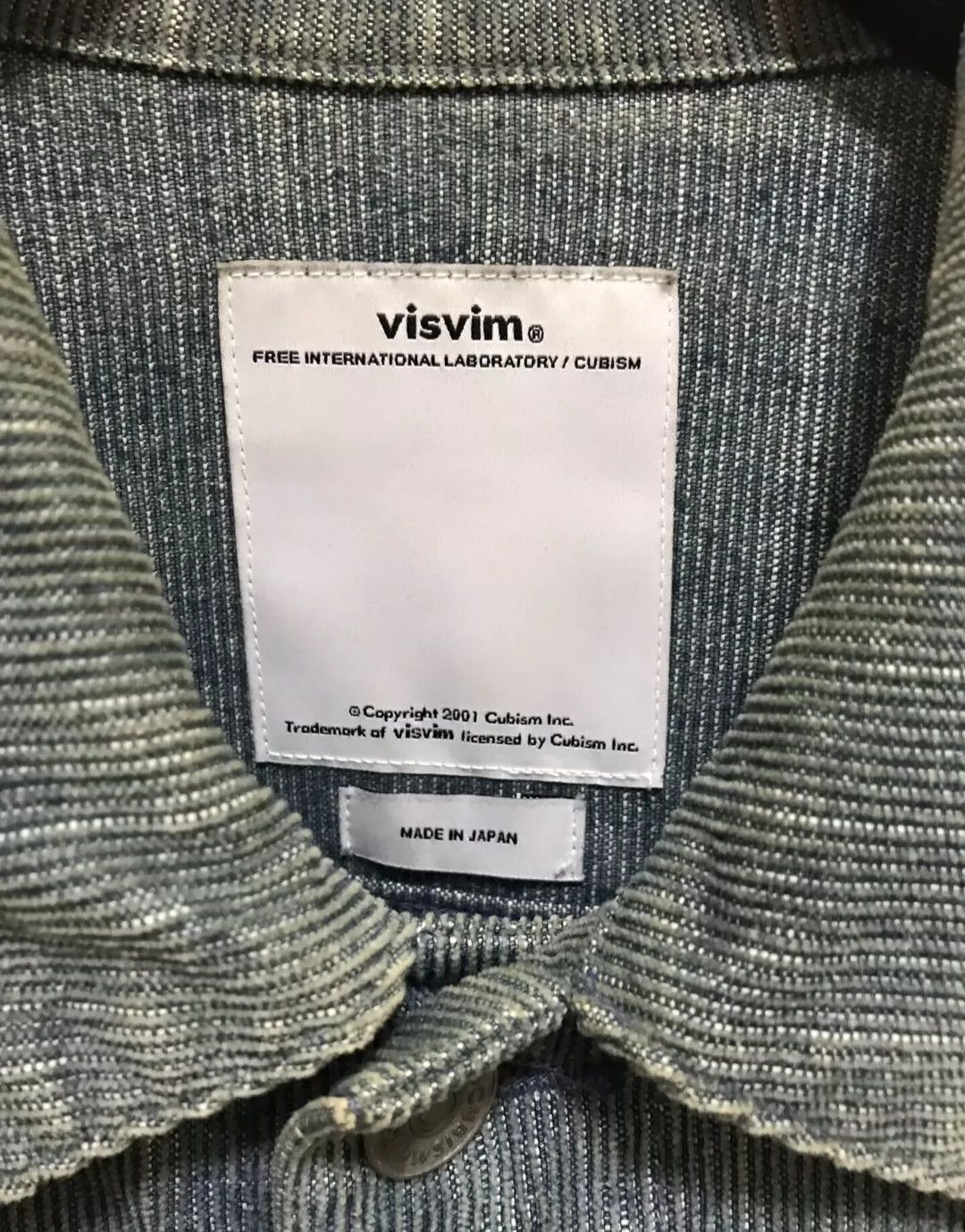 Visvim visvim Jacket Natural plant blue stain for old vintage corduroy jacket Size US S / EU 44-46 / 1 - 8 Thumbnail