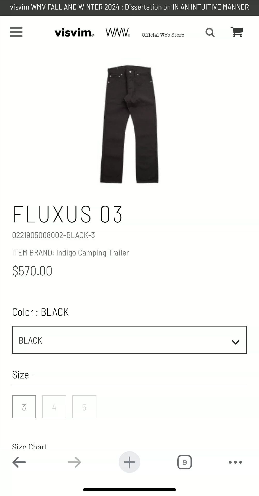 Visvim Visvim ICT 21aw Fluxus 03 Pants Size US 32 / EU 48 - 9 Thumbnail