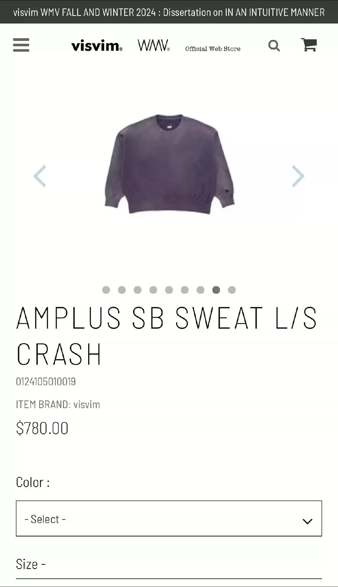 Visvim Visvim 24ss Amplus Sb Sweat Crash Size US XL / EU 56 / 4 - 2 Thumbnail