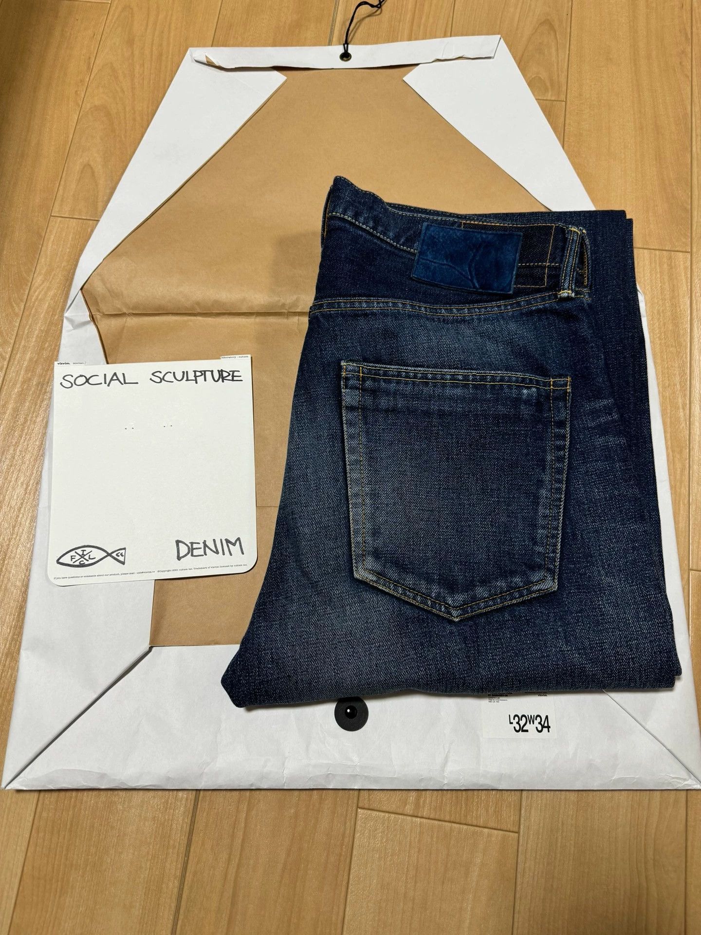 Visvim visvim social sculpture 01 damaged30 Size US 34 / EU 50 - 4 Thumbnail
