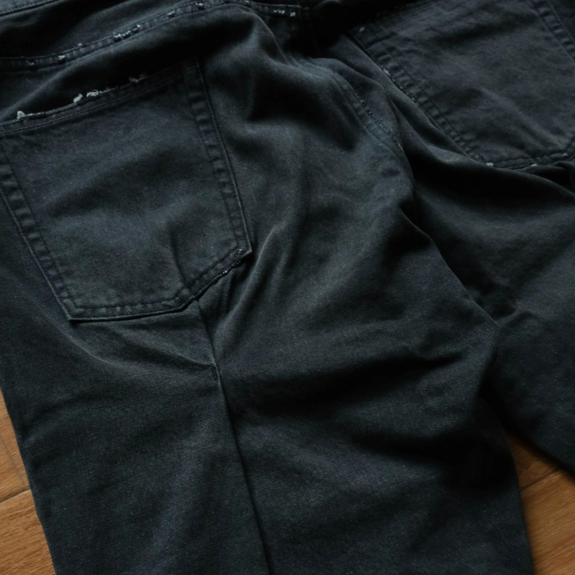 Visvim VISVIM 22AW JOURNEYMAN BLK PANTS DMGD Size US 36 / EU 52 - 6 Thumbnail