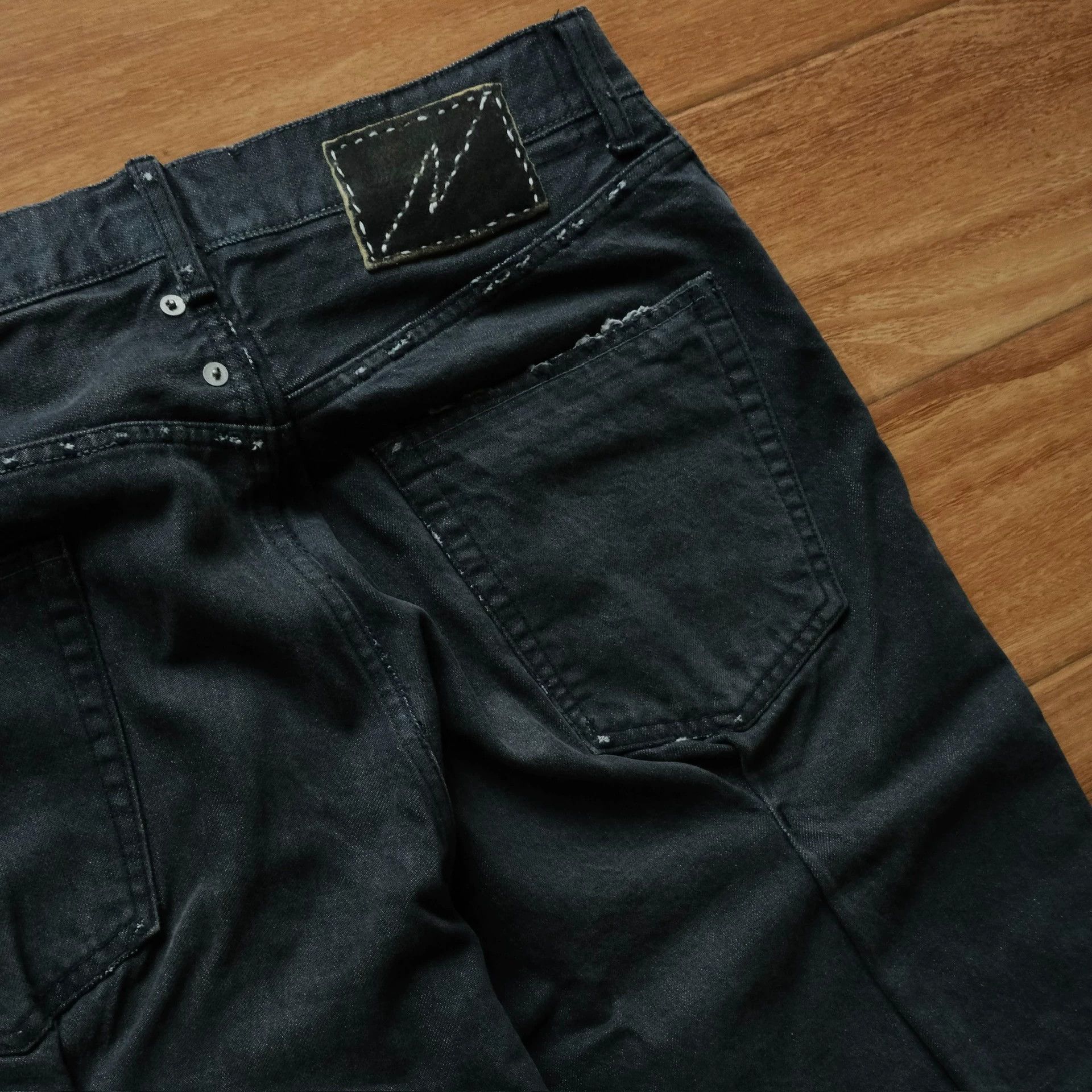 Visvim VISVIM 22AW JOURNEYMAN BLK PANTS DMGD Size US 36 / EU 52 - 5 Thumbnail