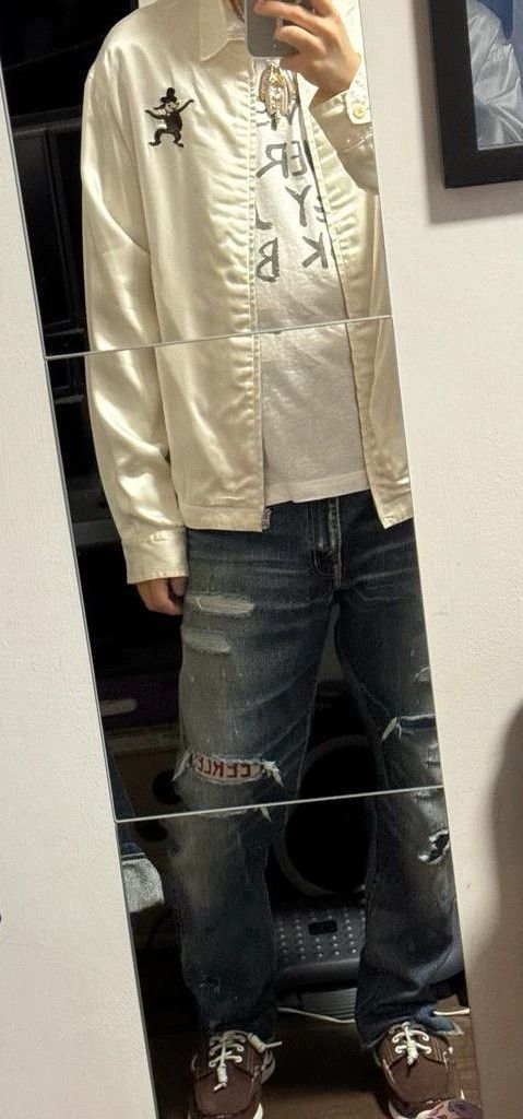 Visvim VISVIM ICT REDSUN SOUVENIR JKT IVORY Size US M / EU 48-50 / 2 - 9 Thumbnail