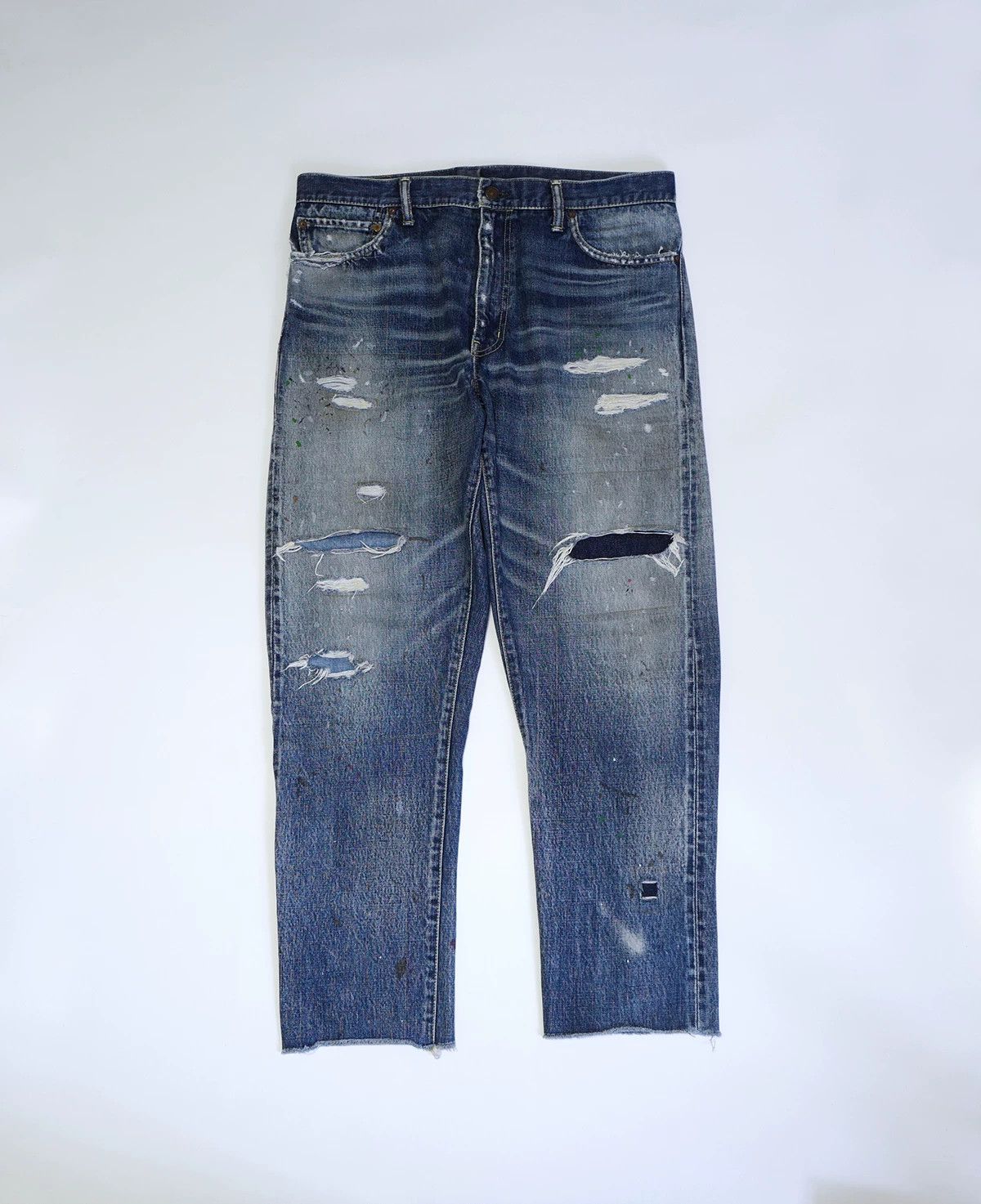 Visvim VISVIM JOURNEYMAN PANTS TACKED CRASH | Grailed