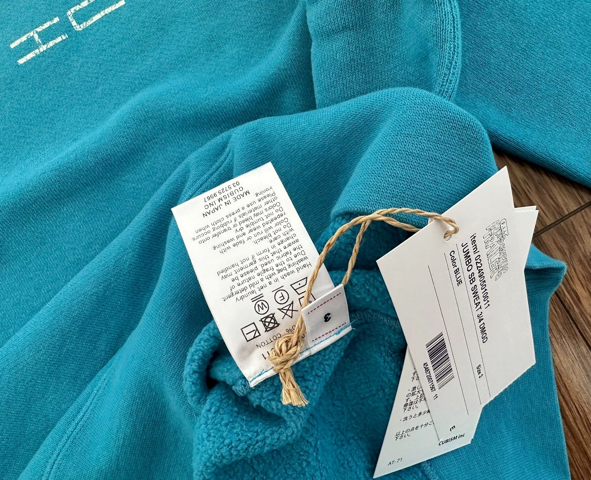 Visvim VISVIM ICT Indigo Camping Trailer 2024 Capsule JUMBO SB SWEAT 3/4 DMGD Size US L / EU 52-54 / 3 - 3 Thumbnail