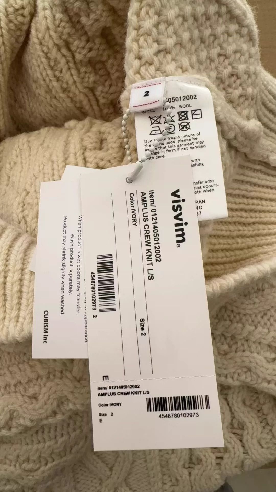 Visvim VISVIM 21AW AMPLUS CREW KNIT L/S Size US M / EU 48-50 / 2 - 5 Thumbnail