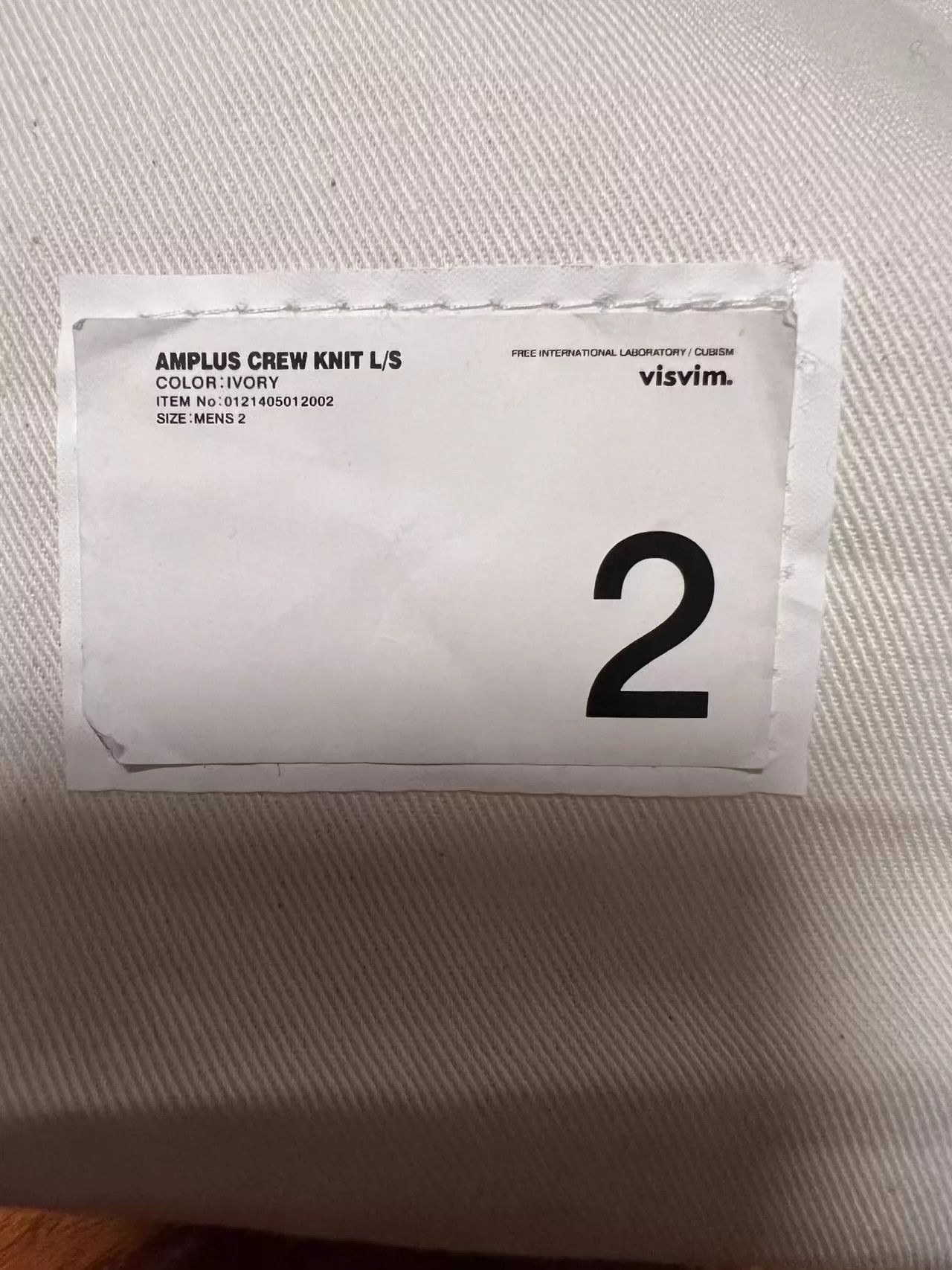 Visvim VISVIM 21AW AMPLUS CREW KNIT L/S Size US M / EU 48-50 / 2 - 4 Thumbnail