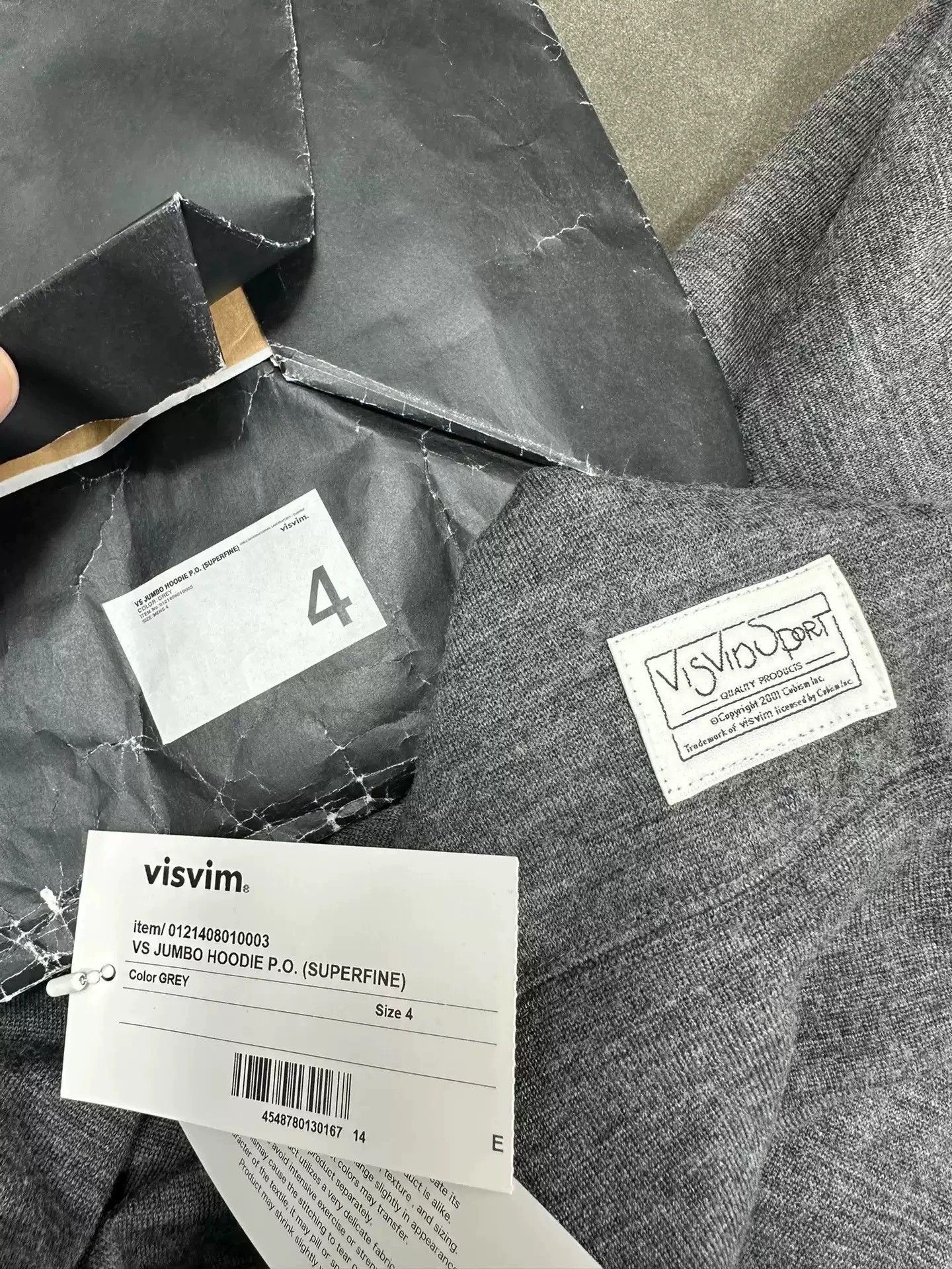 Visvim VISVIM 21AW VS JUMBO HOODIE P.O. Size US XL / EU 56 / 4 - 5 Thumbnail