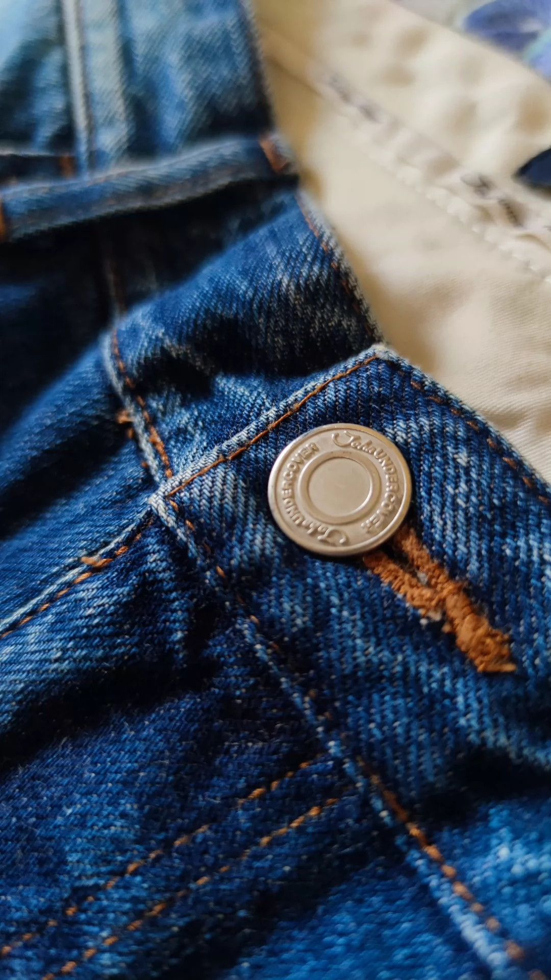 Undercover Limited Edition boots washed to make old whiskers jeans
