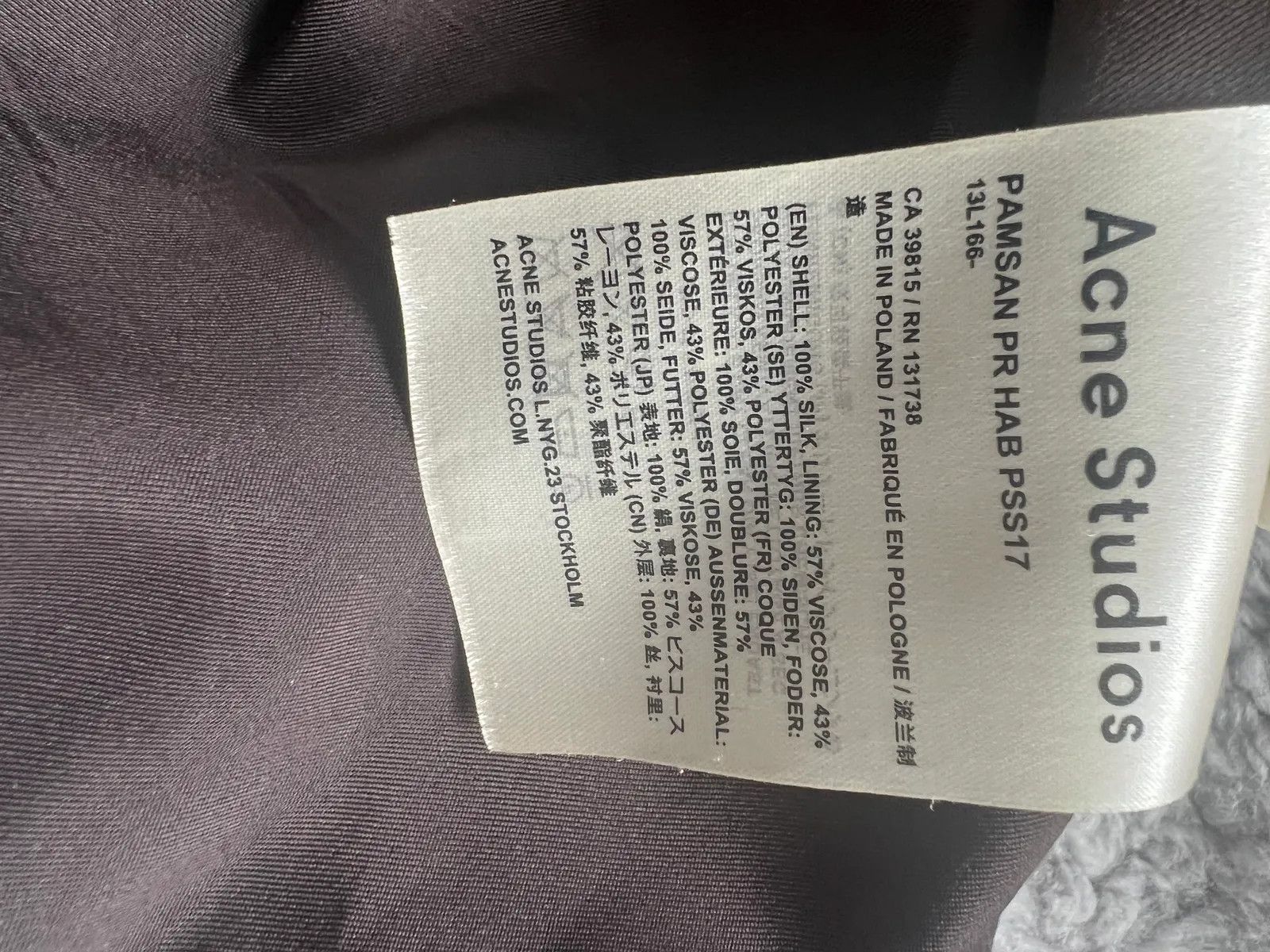 Acne Studios Acne Studios PAMSAN PR HAB PSS17 Skirt Size 25" / US 0 / IT 36 - 4 Thumbnail