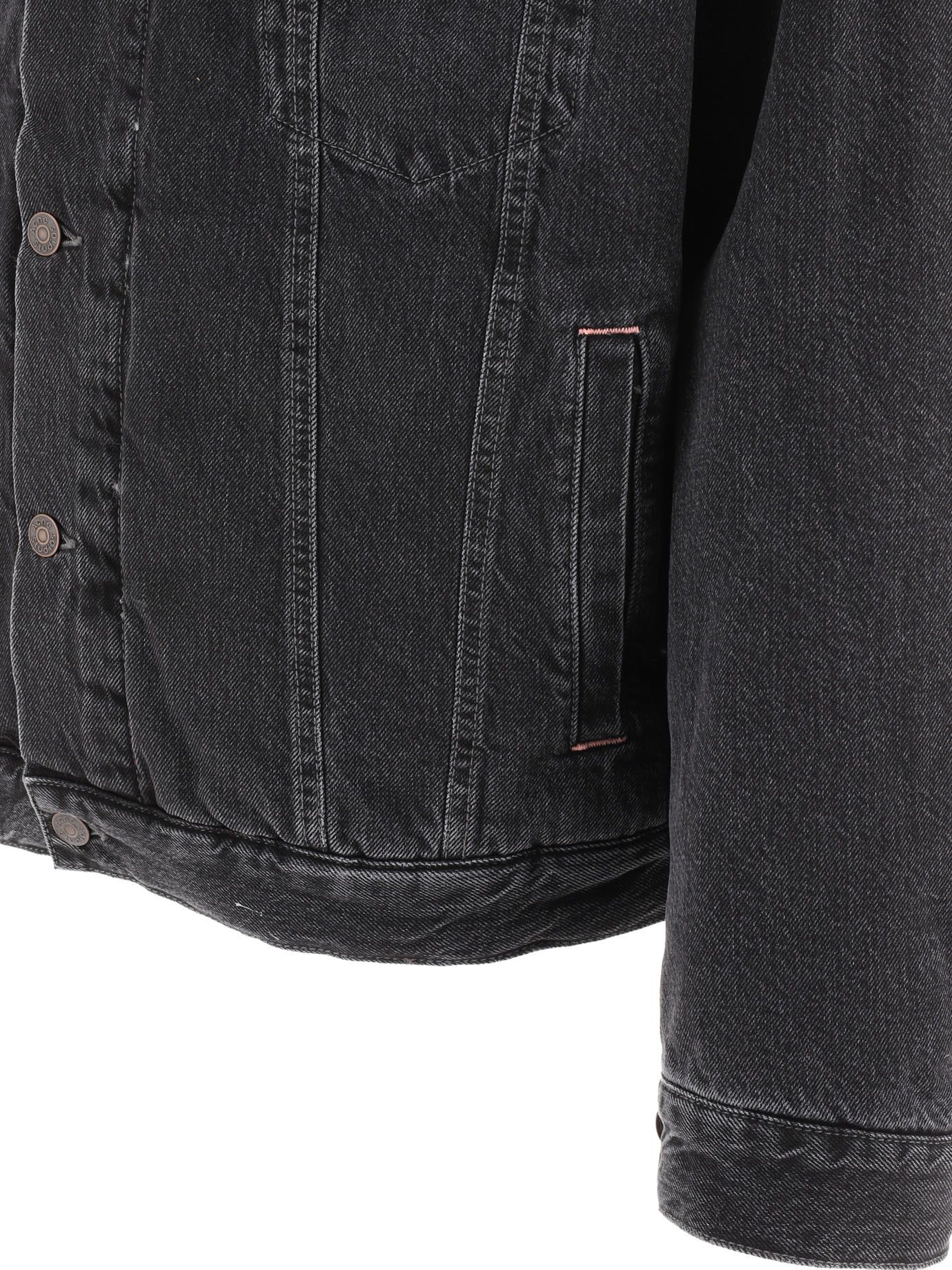 Acne Studios Lined Denim Jacket With Faux-Fur Collar Size M / US 6-8 / IT 42-44 - 4 Thumbnail
